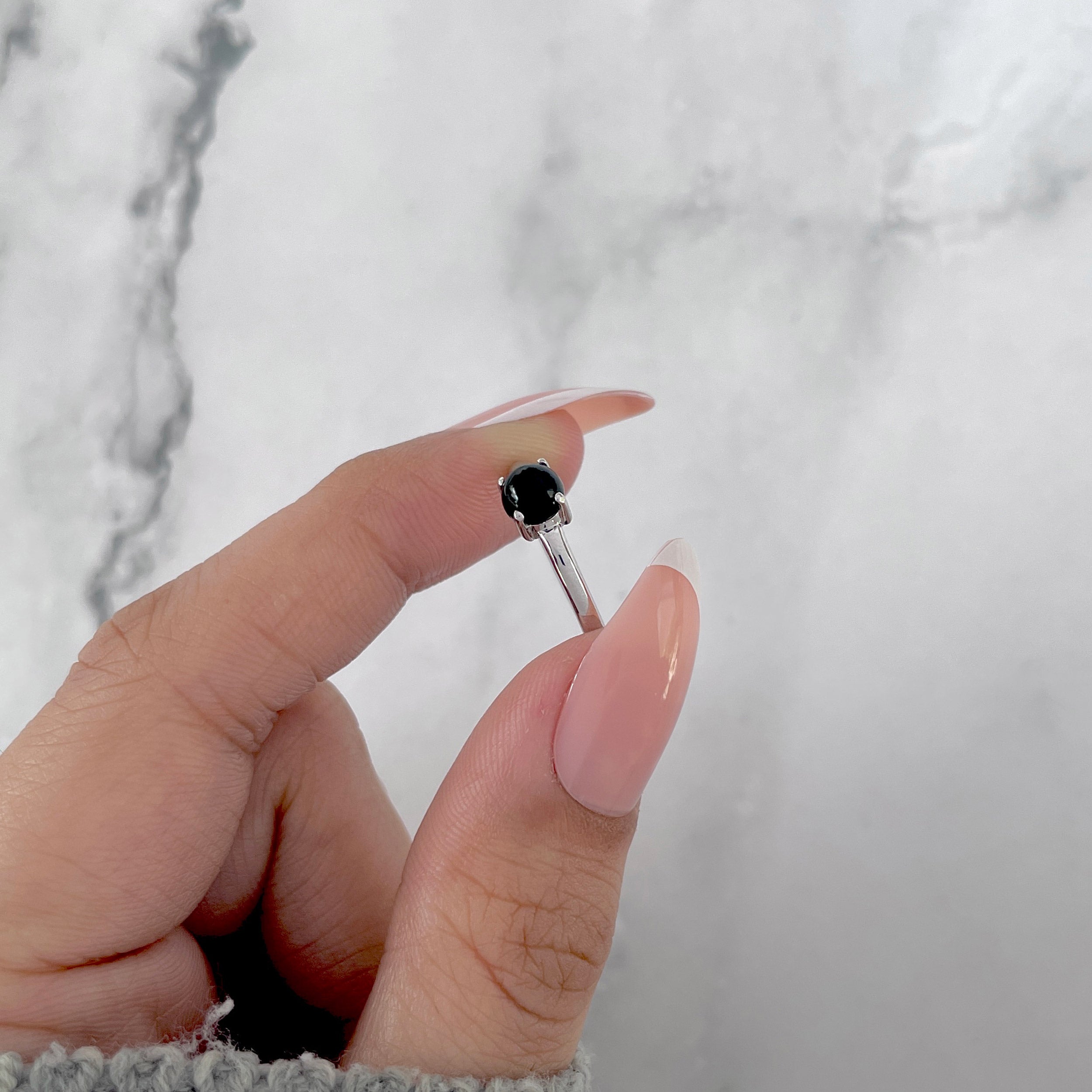 Black Onyx Ring-(BOX-SR-3030.)