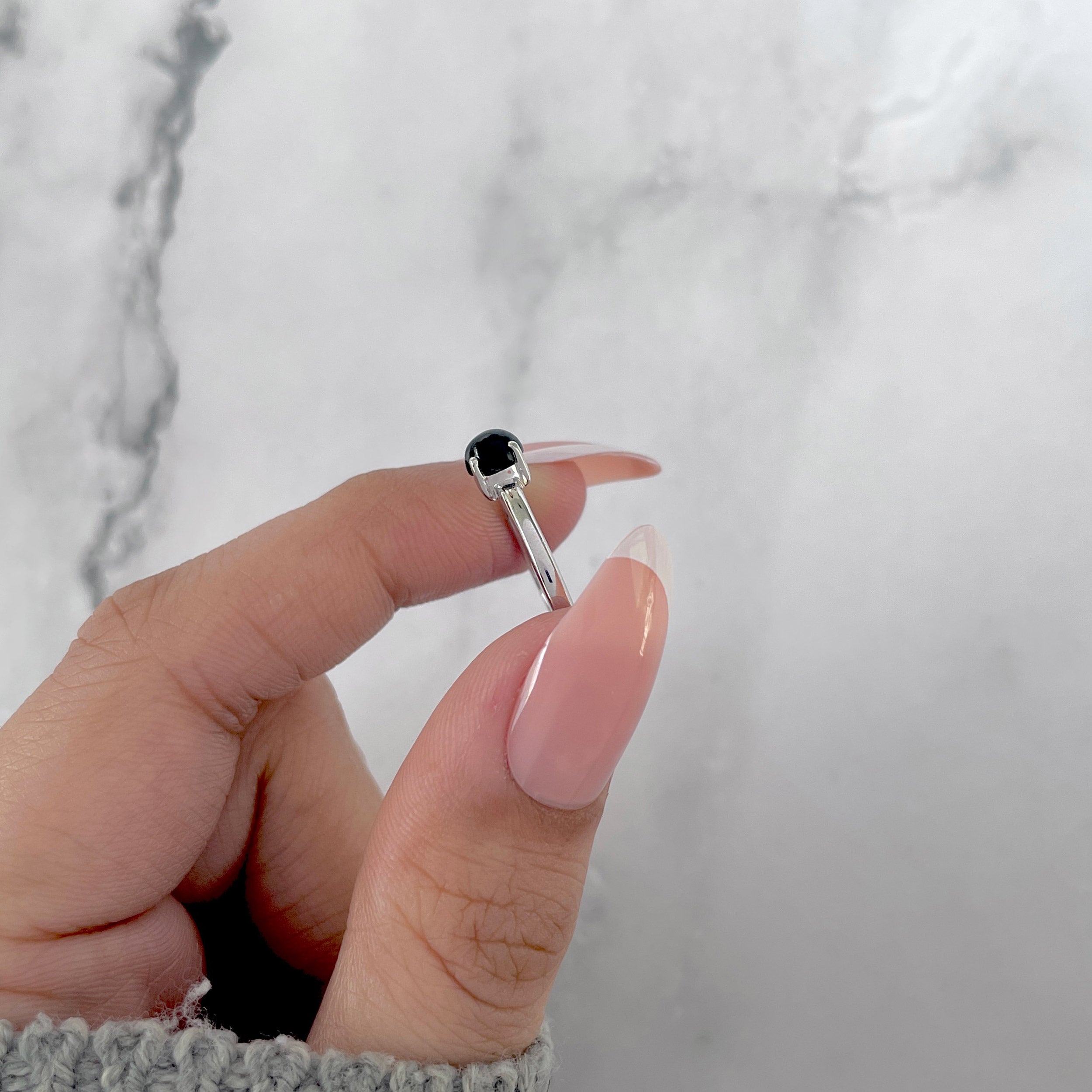 Black Onyx Ring-(BOX-SR-3030.)
