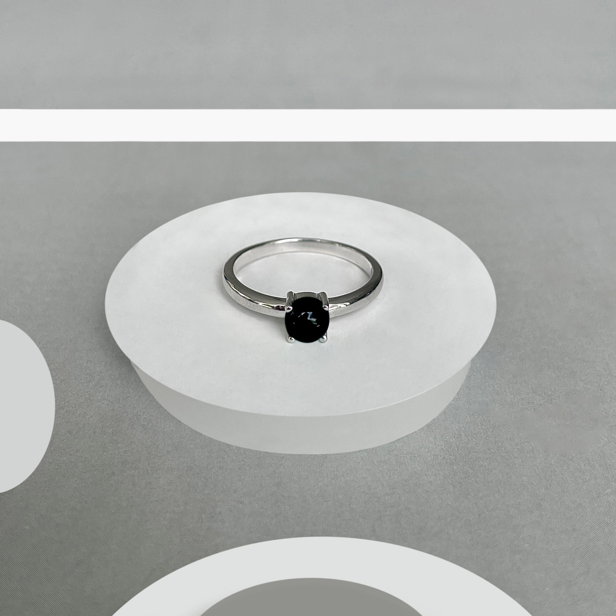 Black Onyx Ring-(BOX-SR-3030.)