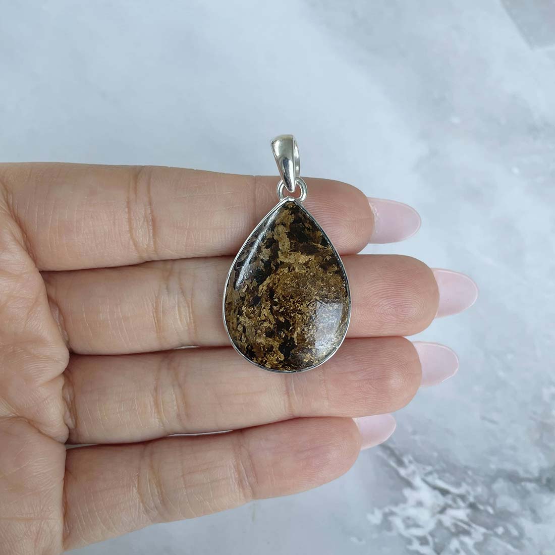 Bronzite Pendant-(BRZ-P-2.)
