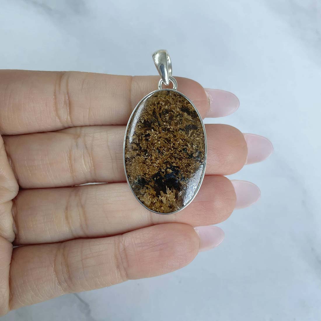 Bronzite Pendant-(BRZ-P-20.)