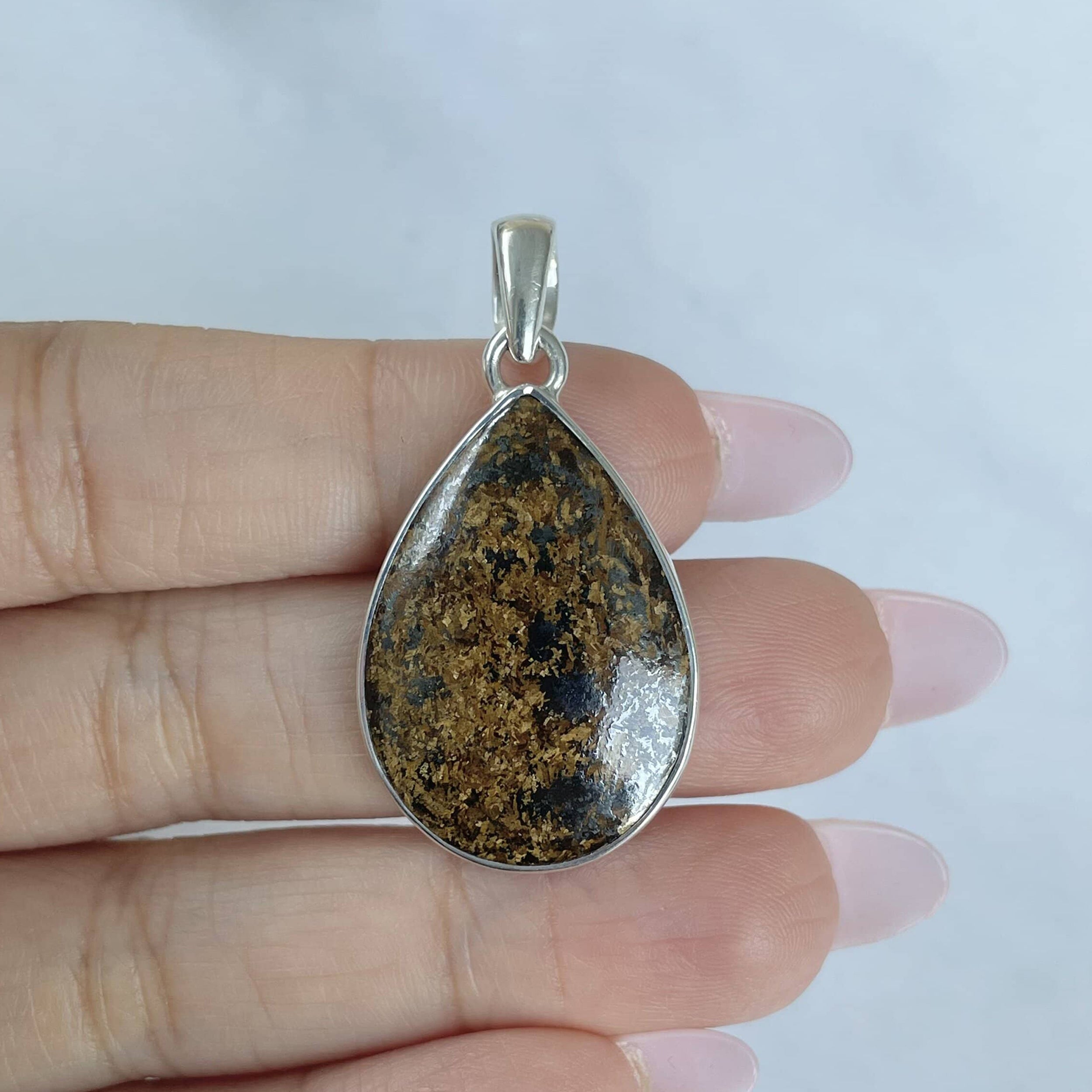 Bronzite Pendant-(BRZ-P-21.)