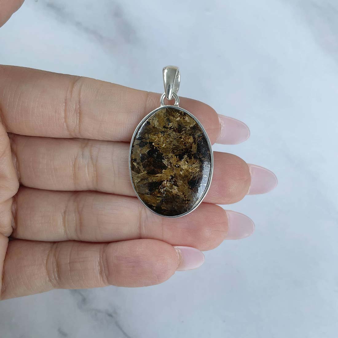 Bronzite Pendant-(BRZ-P-24.)