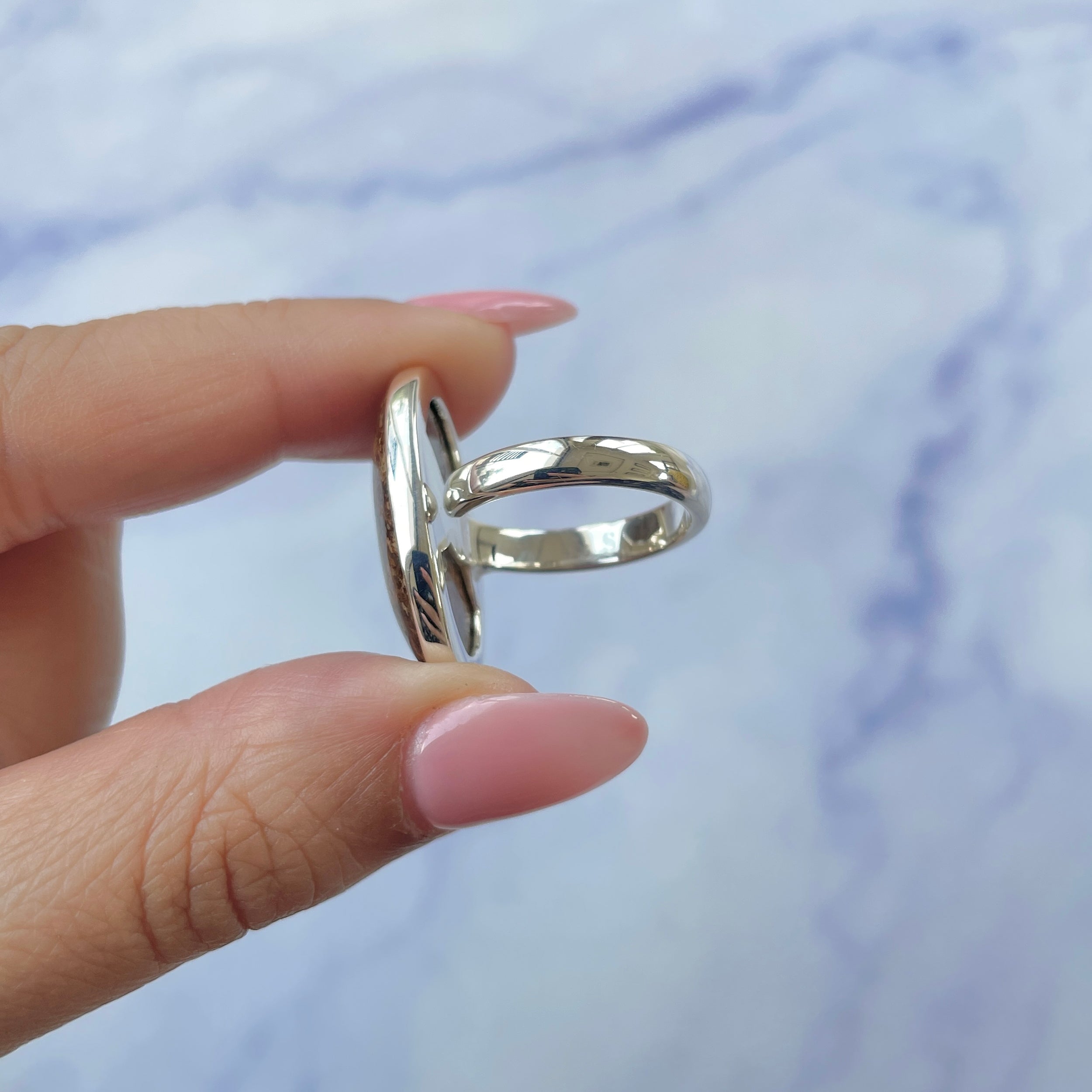 Bronzite Adjustable Ring-(BRZ-R-16.)