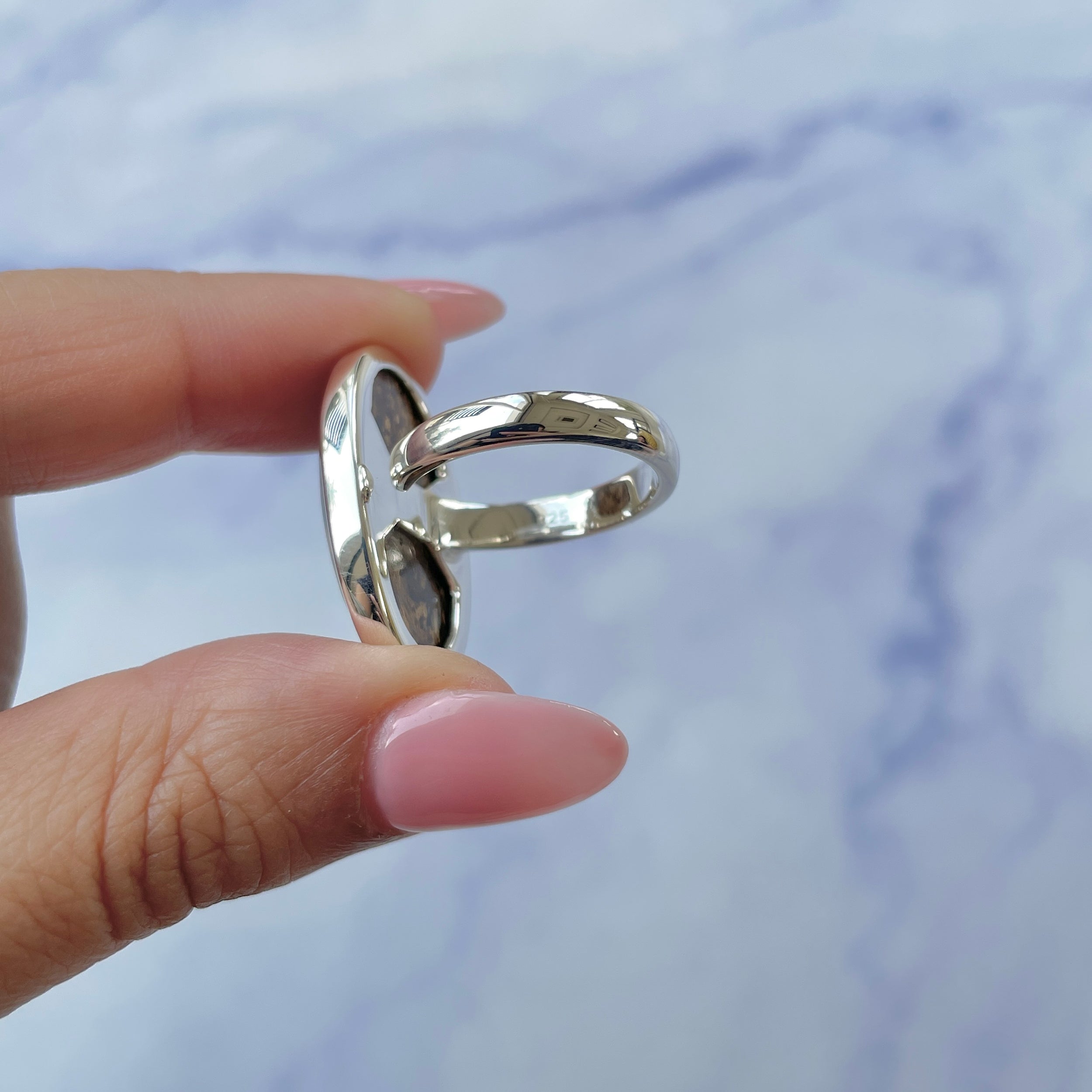 Bronzite Adjustable Ring-(BRZ-R-17.)