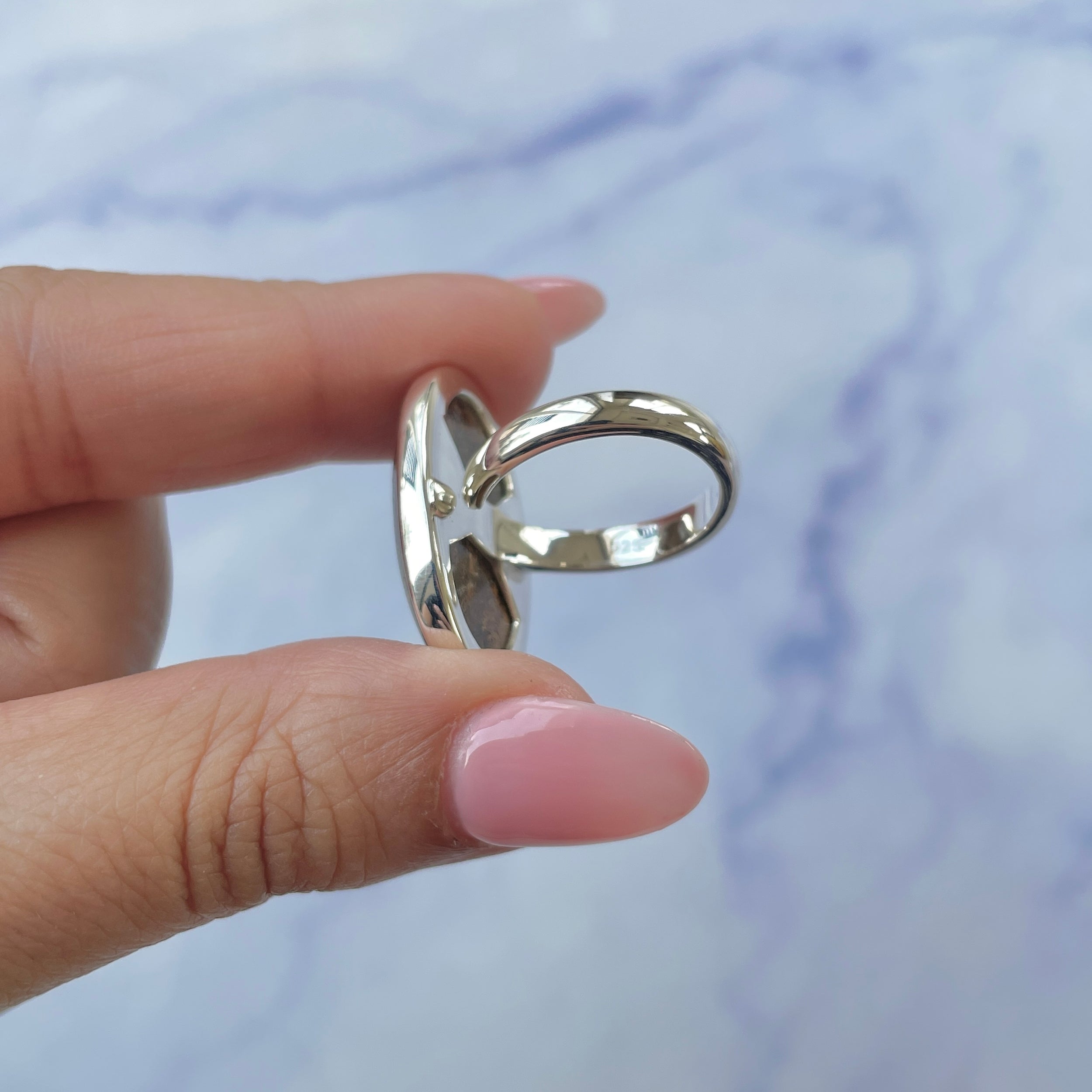 Bronzite Adjustable Ring-(BRZ-R-24.)