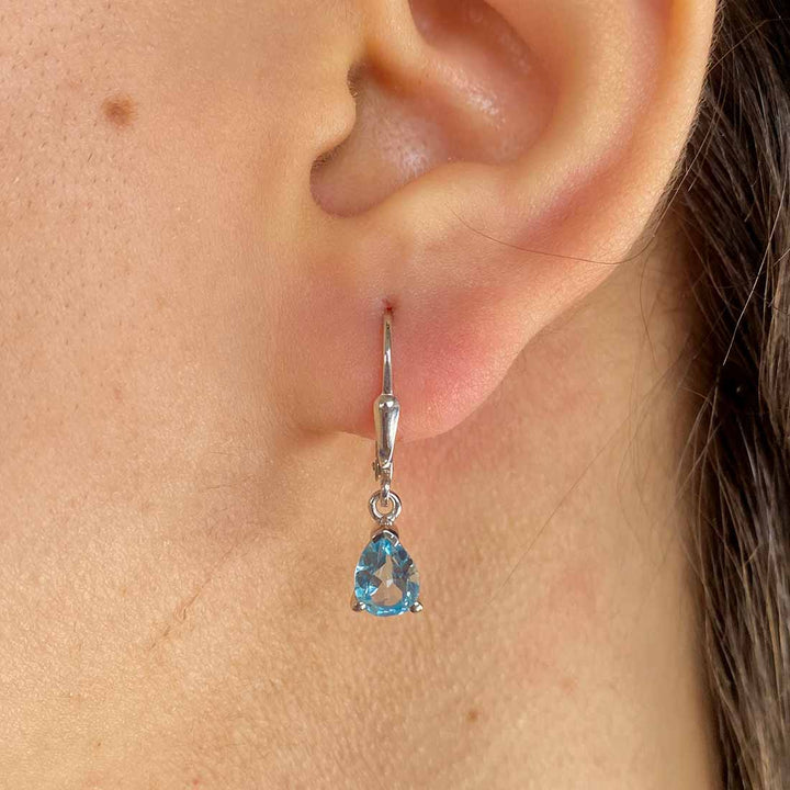 Blue Topaz Earring