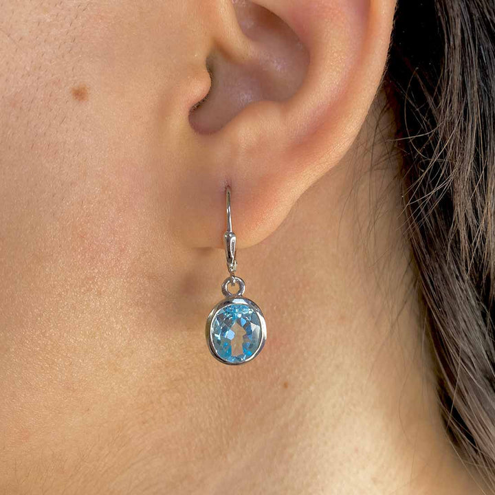 Blue Topaz earrings