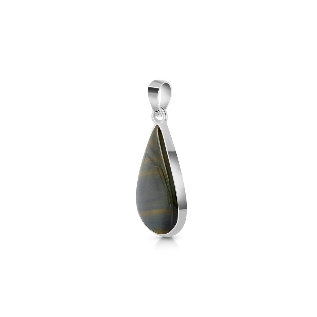 Blue Tiger Eye Pendant-(BTE-P-4.)