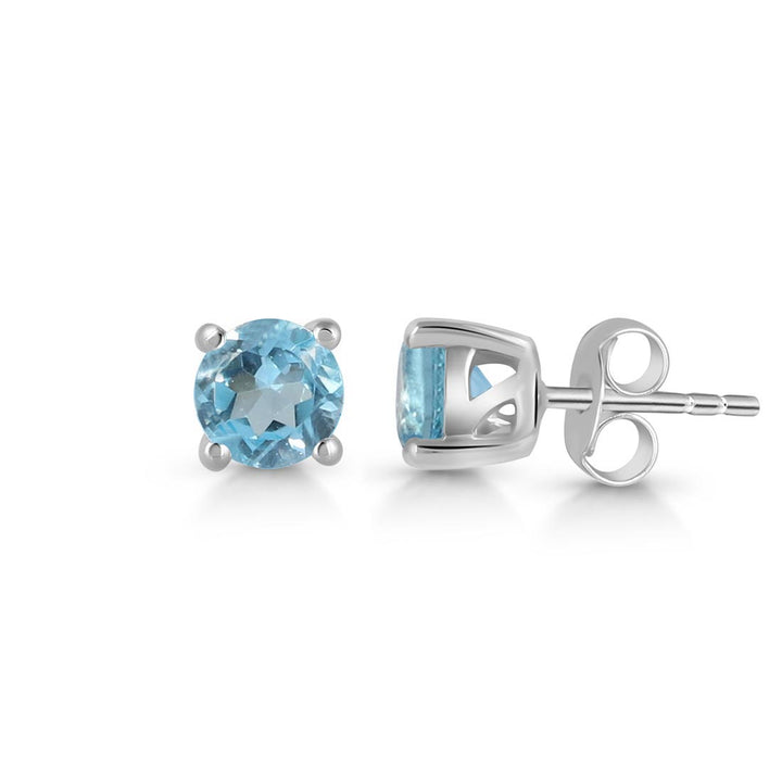 Blue Topaz Earrings