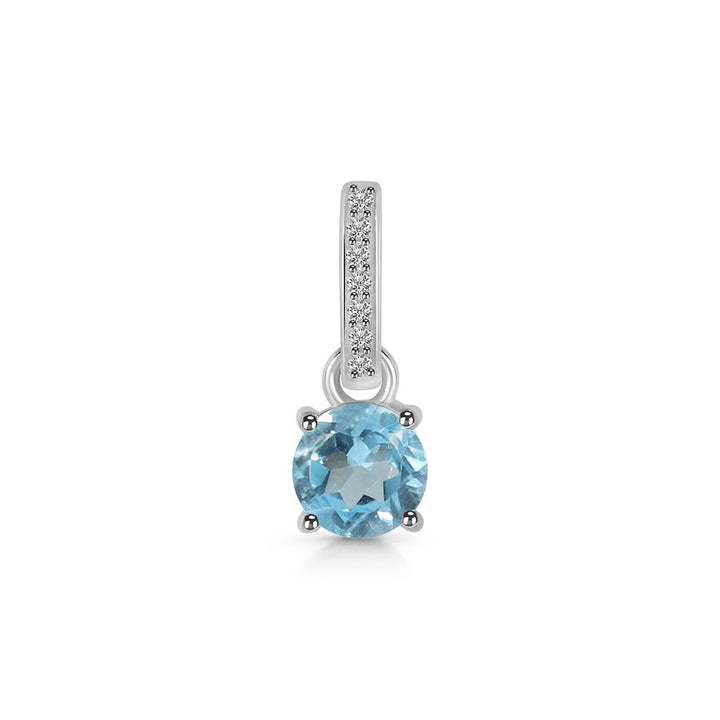 Blue Topaz Pendant