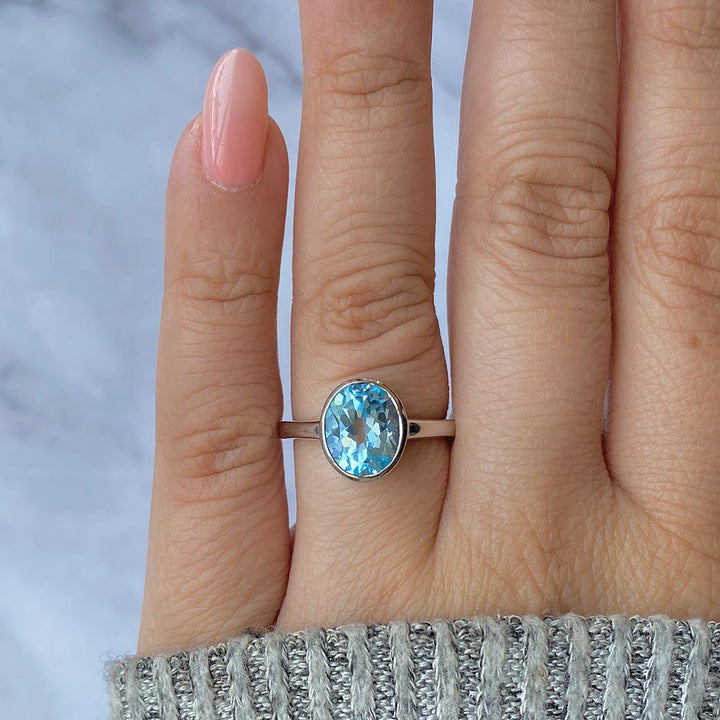 Blue Topaz Ring