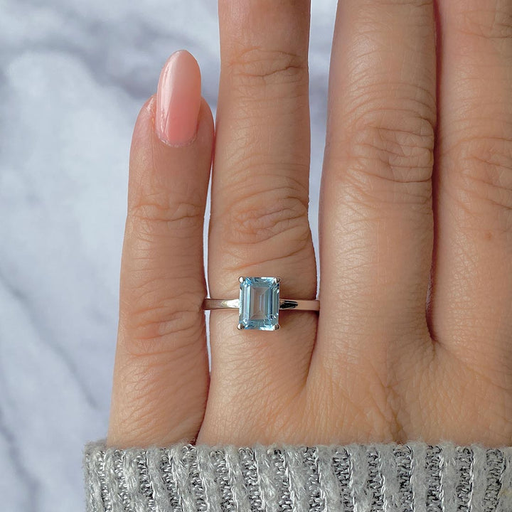 Blue Topaz Ring