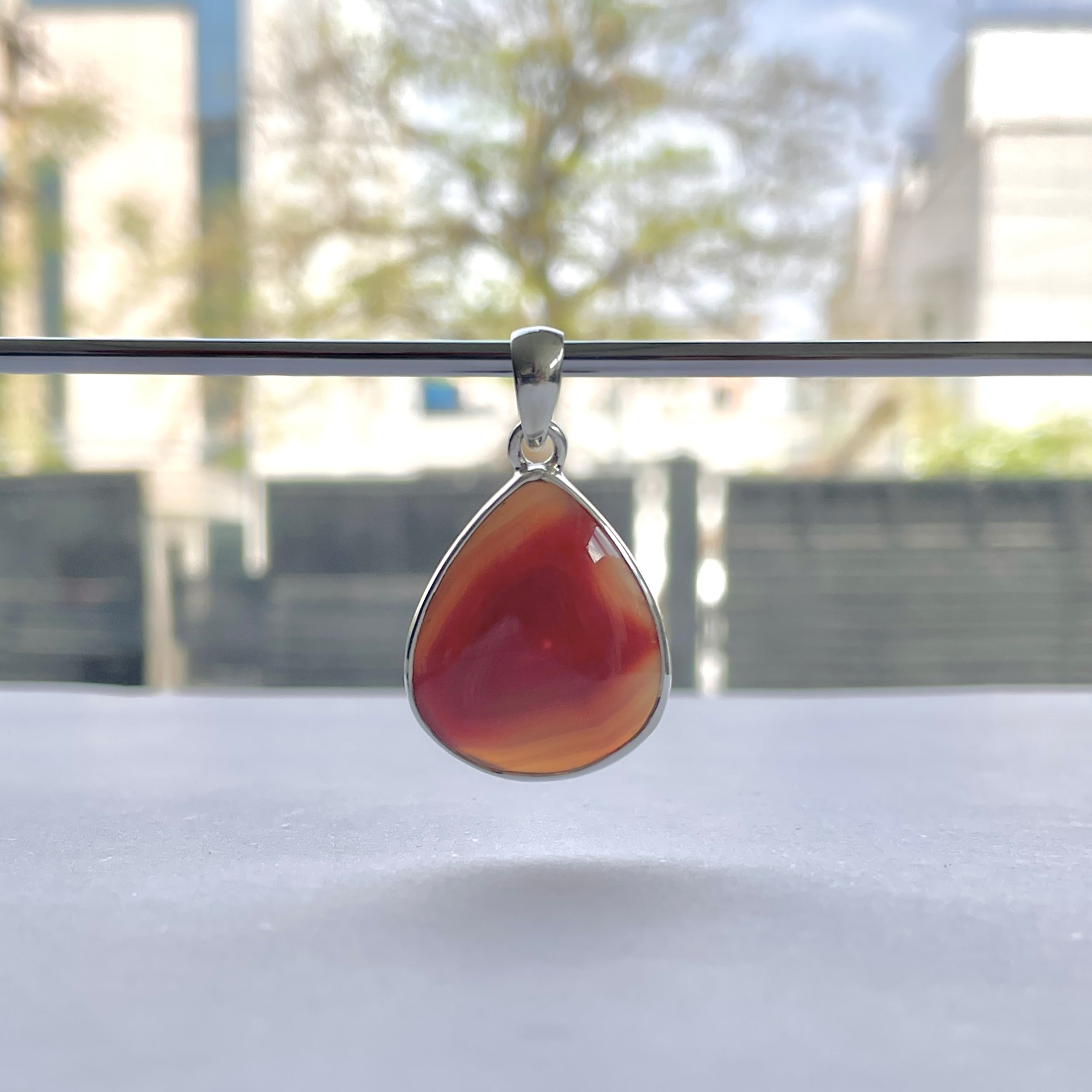 Botswana Agate Pendant-(BWA-P-10.)