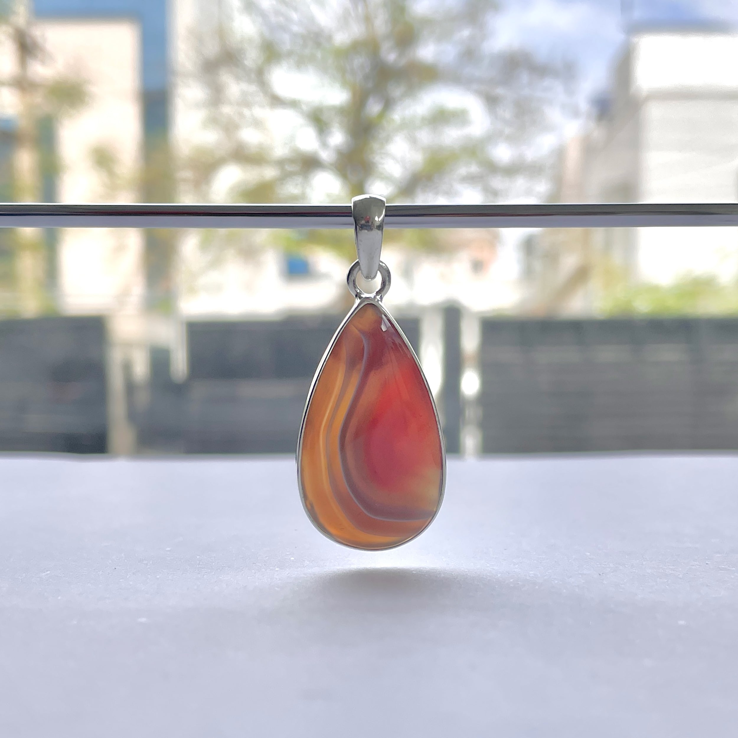Botswana Agate Pendant-(BWA-P-11.)