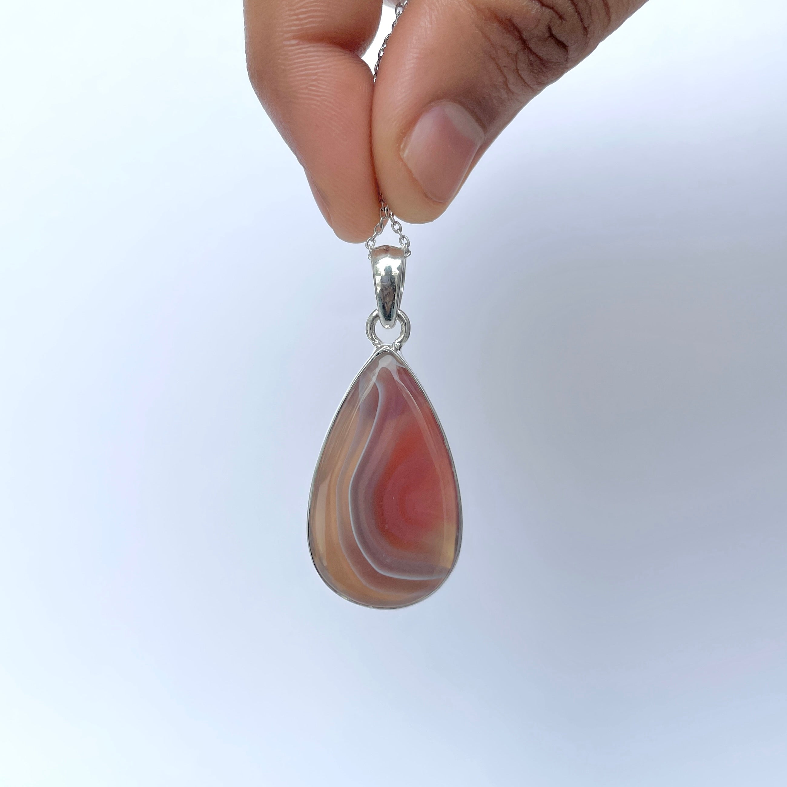 Botswana Agate Pendant-(BWA-P-11.)