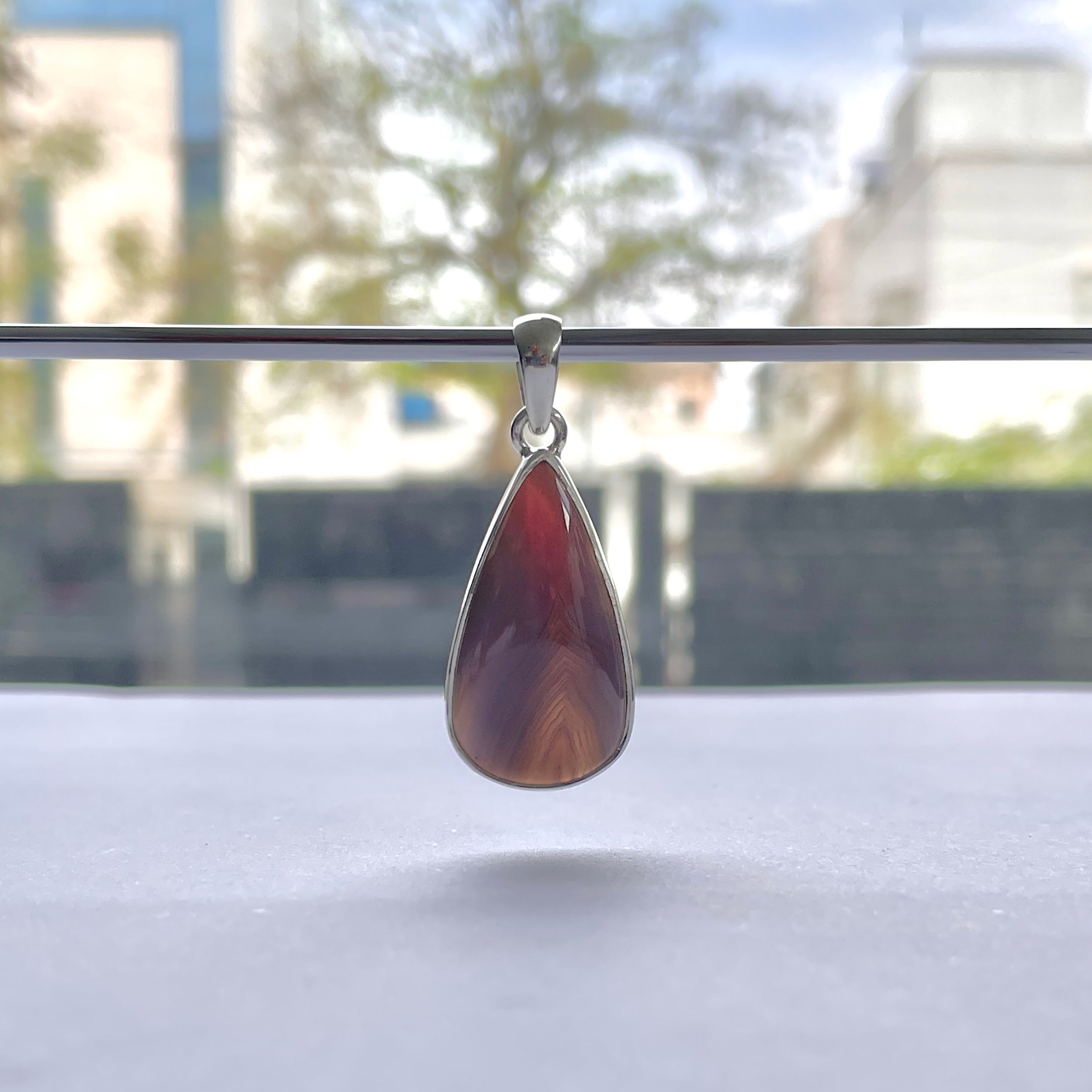 Botswana Agate Pendant-(BWA-P-14.)