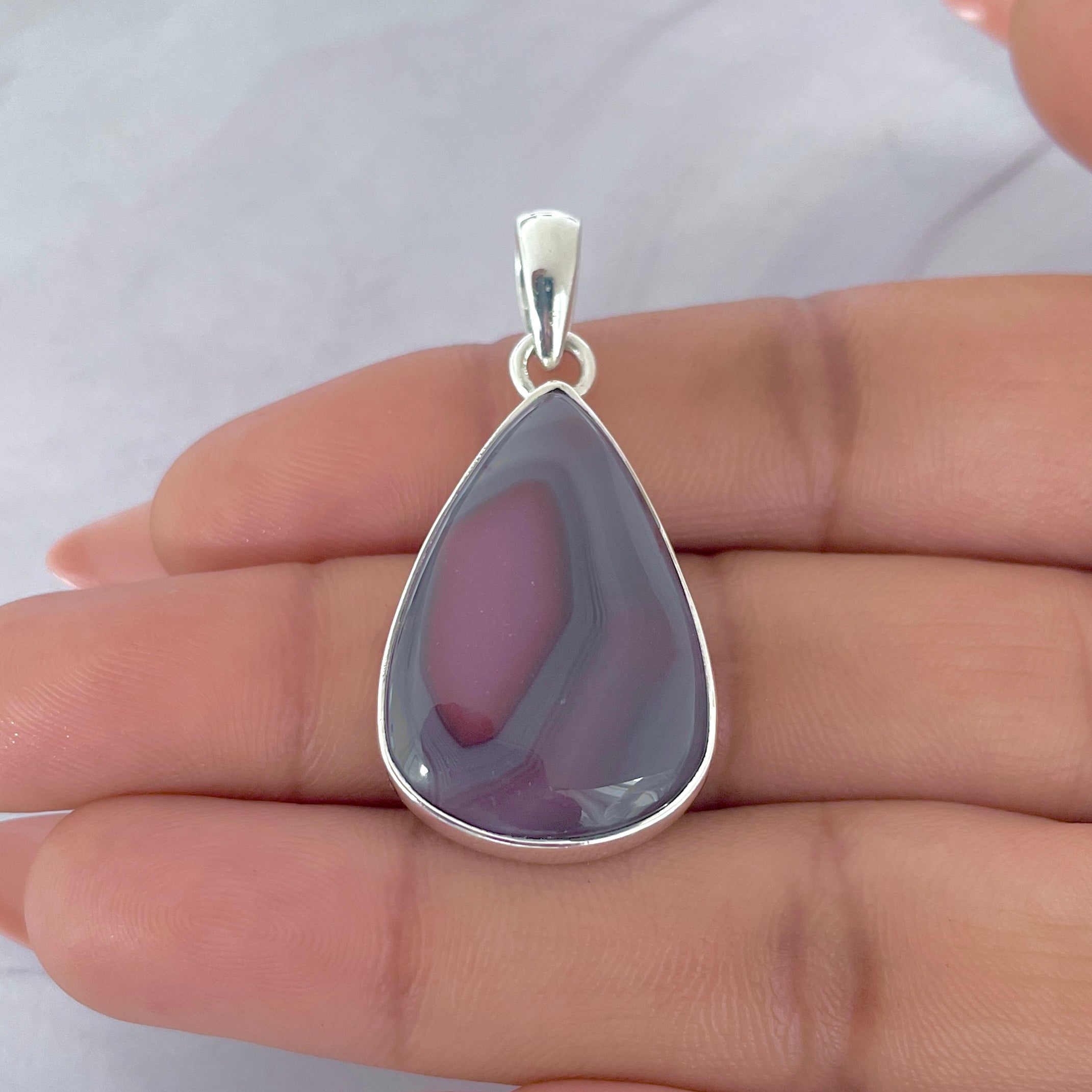 Botswana Agate Pendant-(BWA-P-15.)