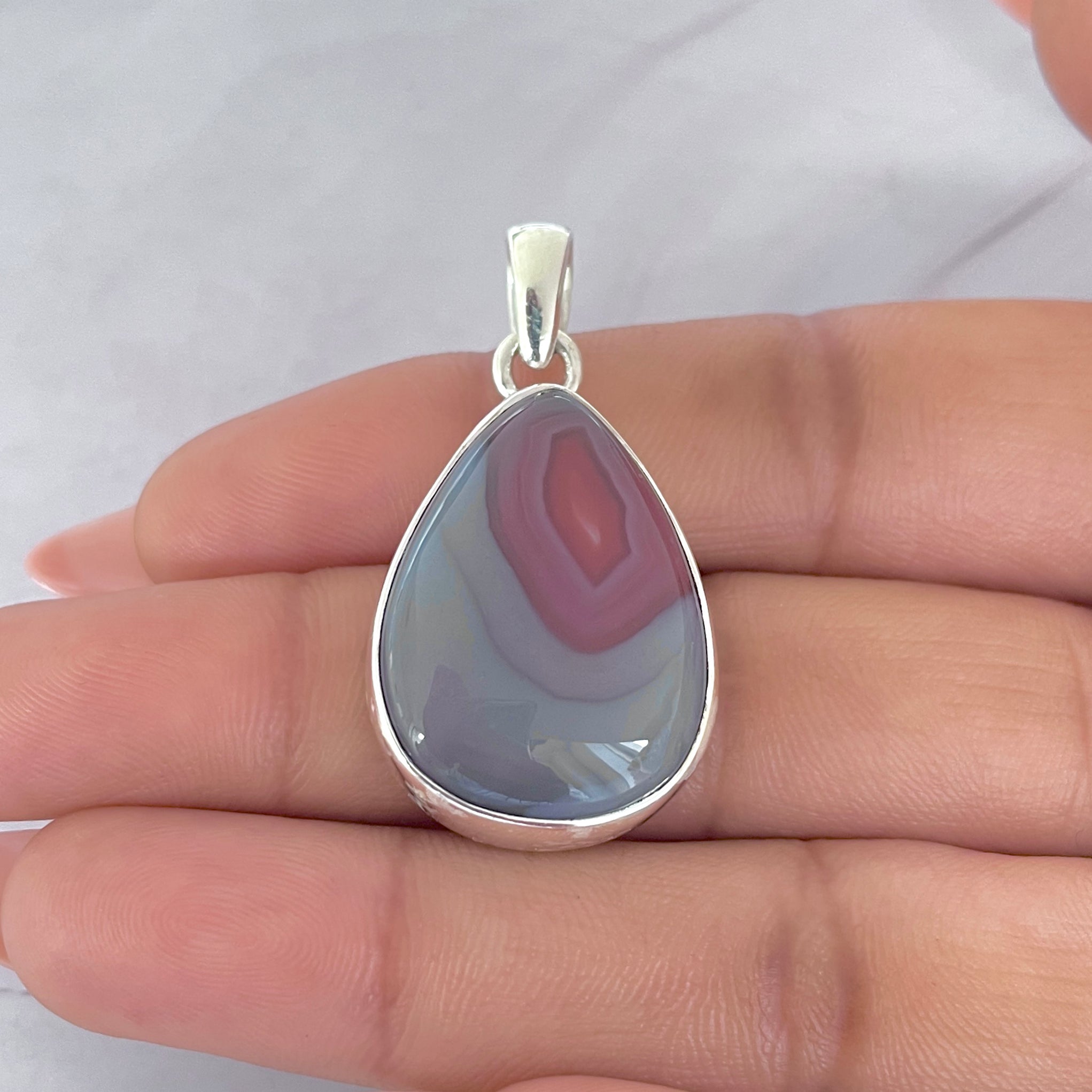Botswana Agate Pendant-(BWA-P-16.)