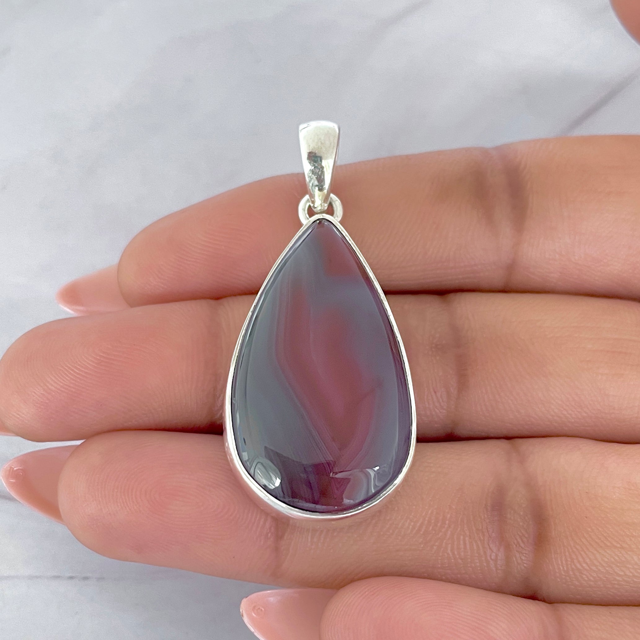 Botswana Agate Pendant-(BWA-P-17.)
