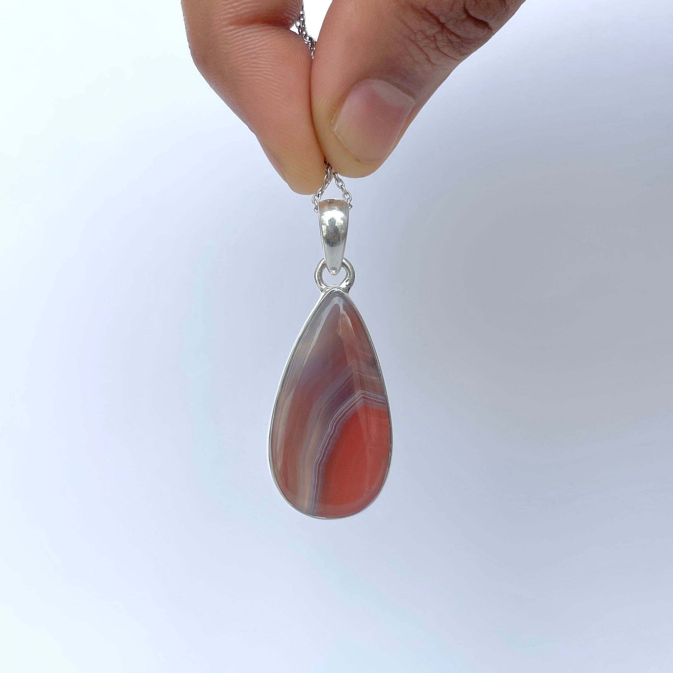 Botswana Agate Pendant-(BWA-P-19.)