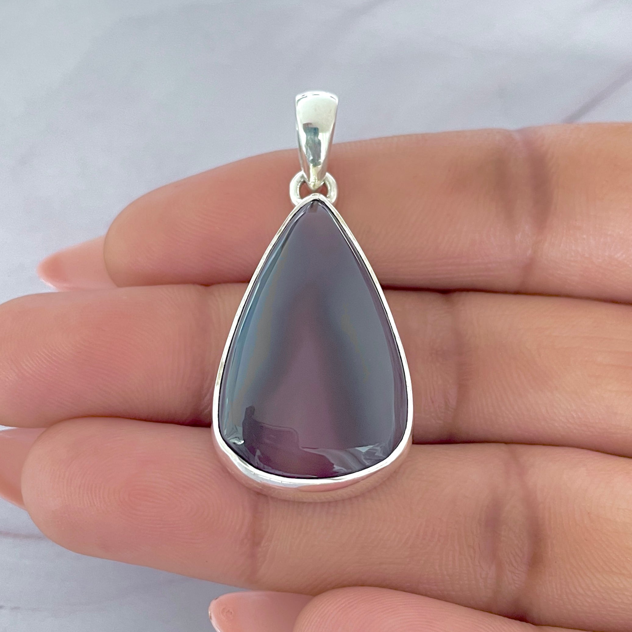 Botswana Agate Pendant-(BWA-P-20.)
