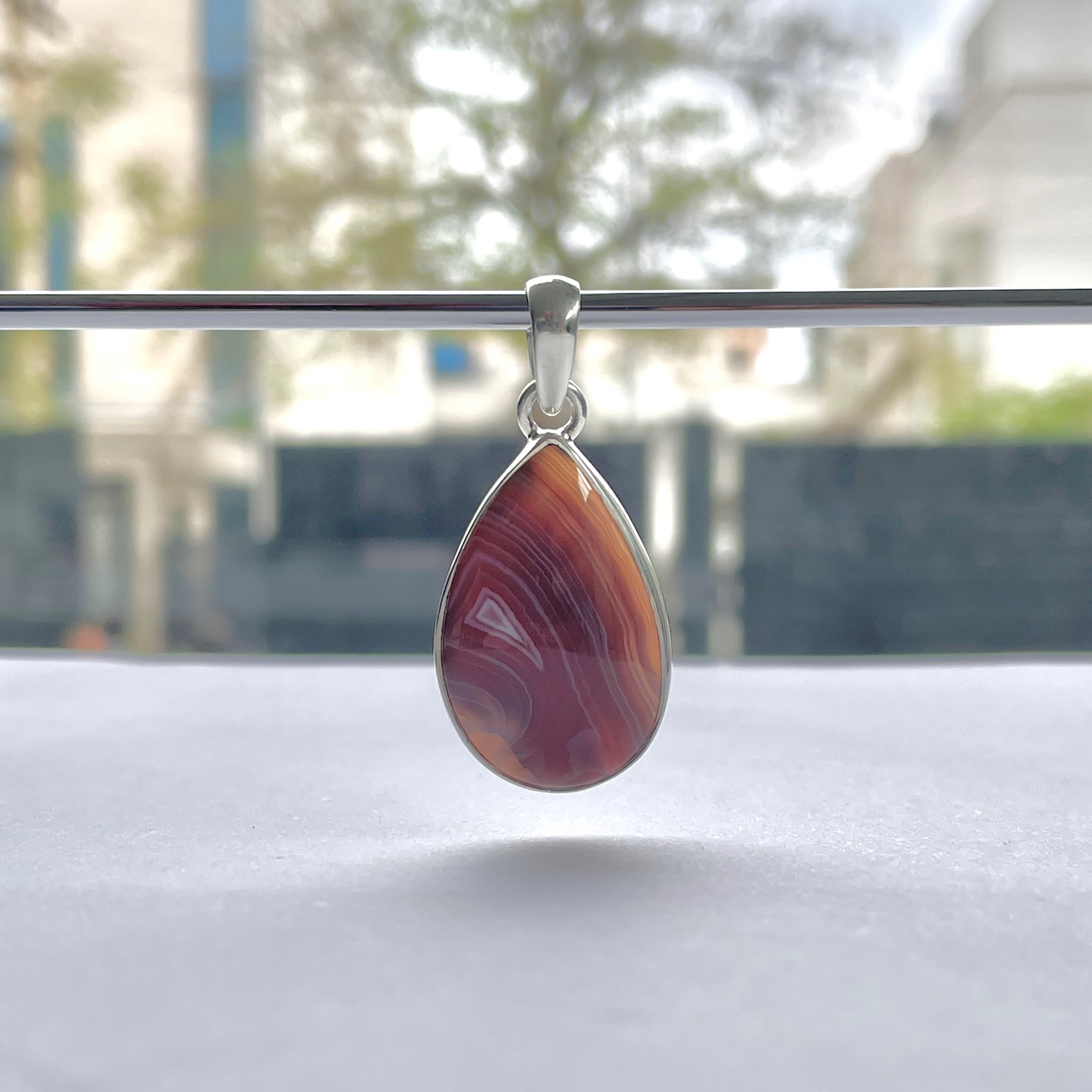 Botswana Agate Pendant-(BWA-P-22.)