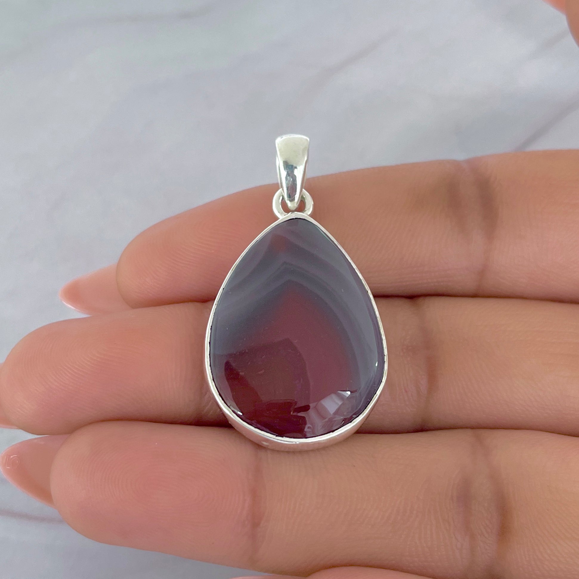 Botswana Agate Pendant-(BWA-P-24.)