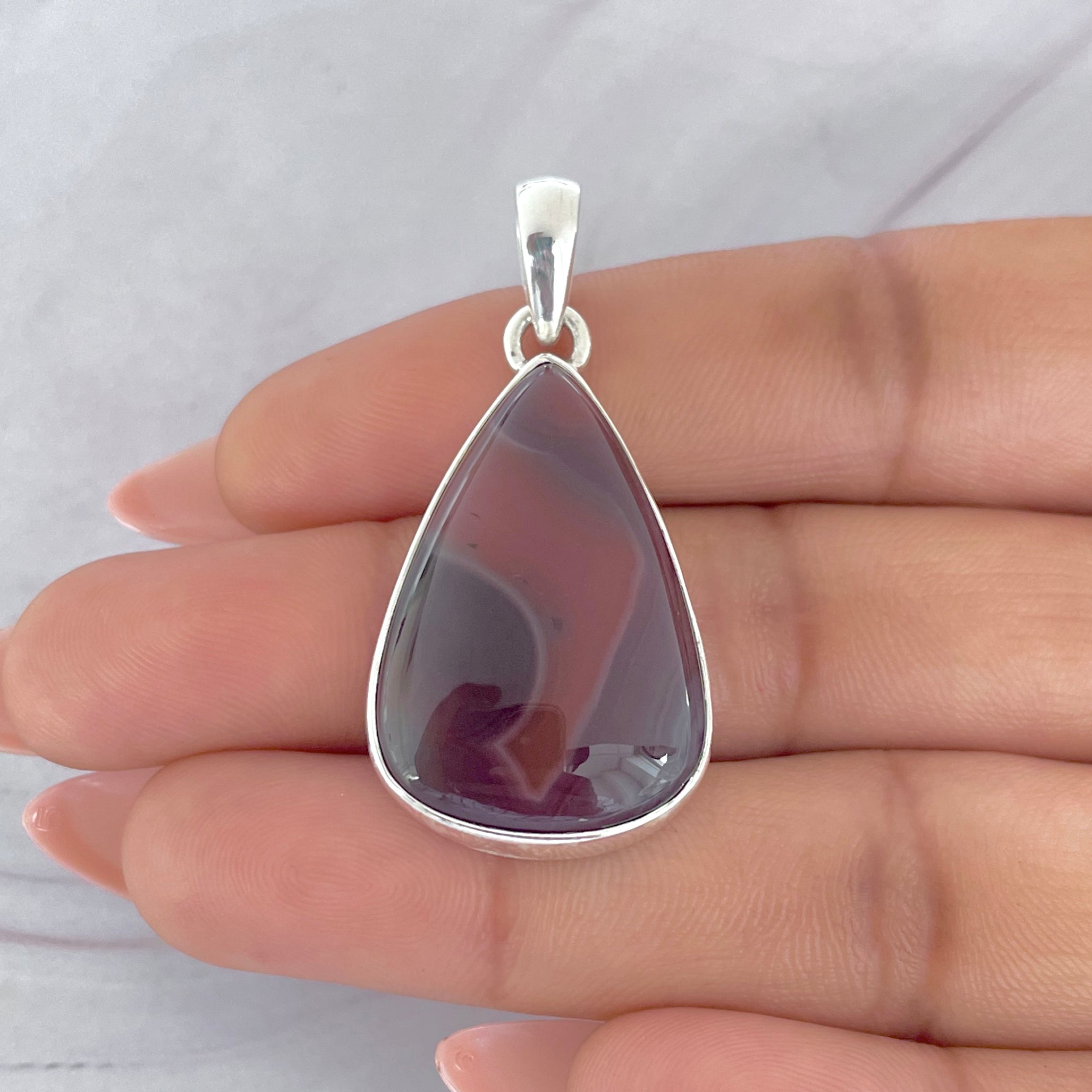 Botswana Agate Pendant-(BWA-P-26.)