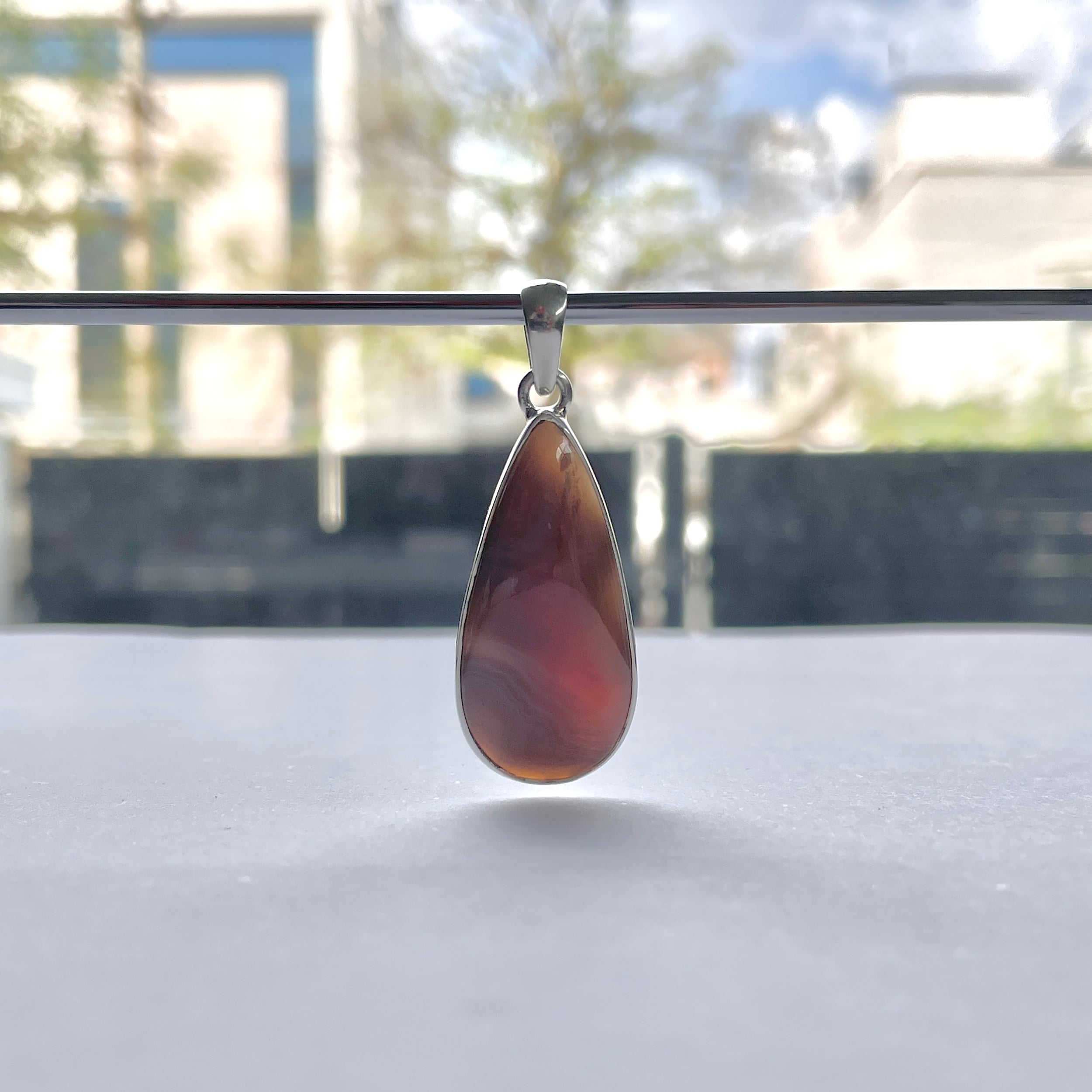 Botswana Agate Pendant-(BWA-P-27.)