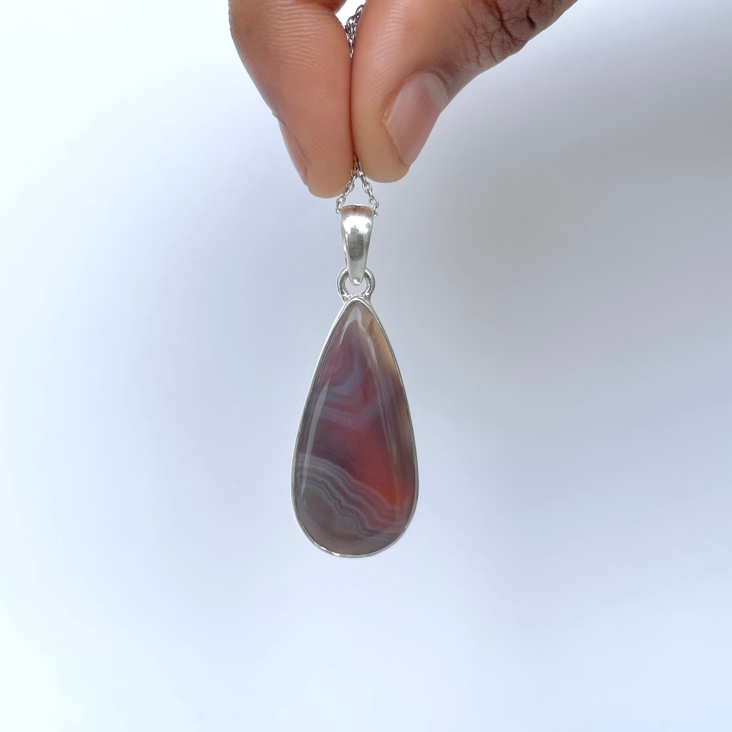 Botswana Agate Pendant-(BWA-P-27.)