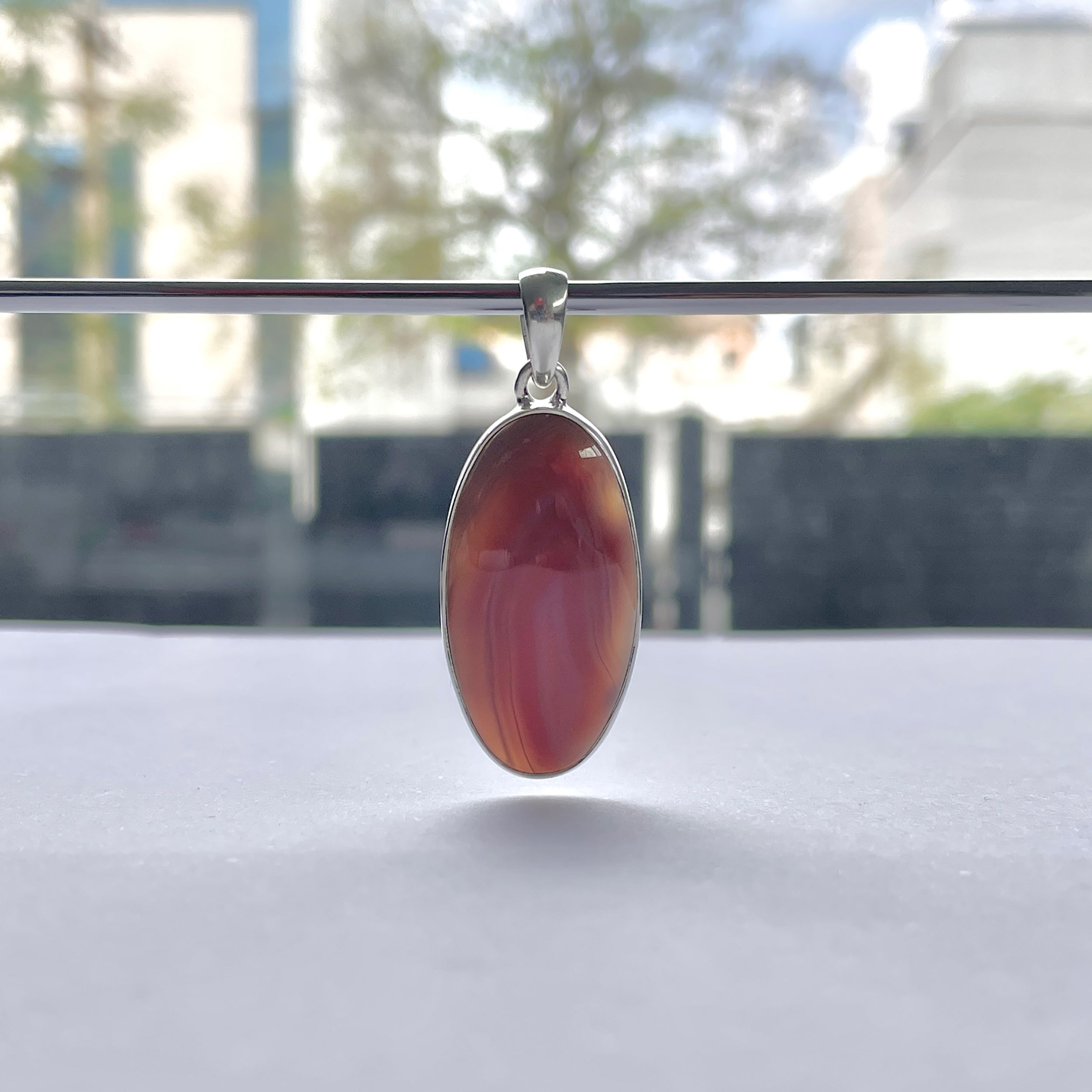 Botswana Agate Pendant-(BWA-P-28.)