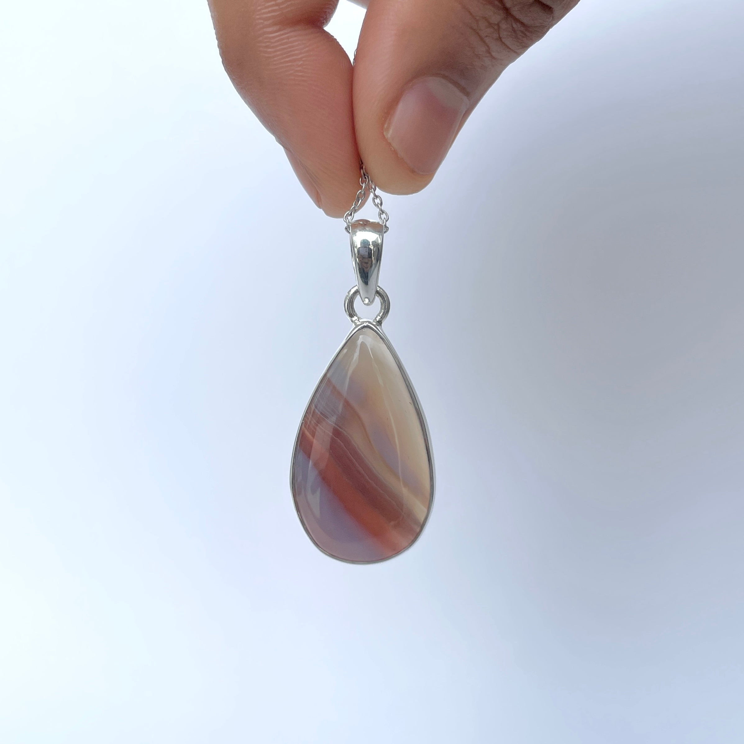 Botswana Agate Pendant-(BWA-P-3.)