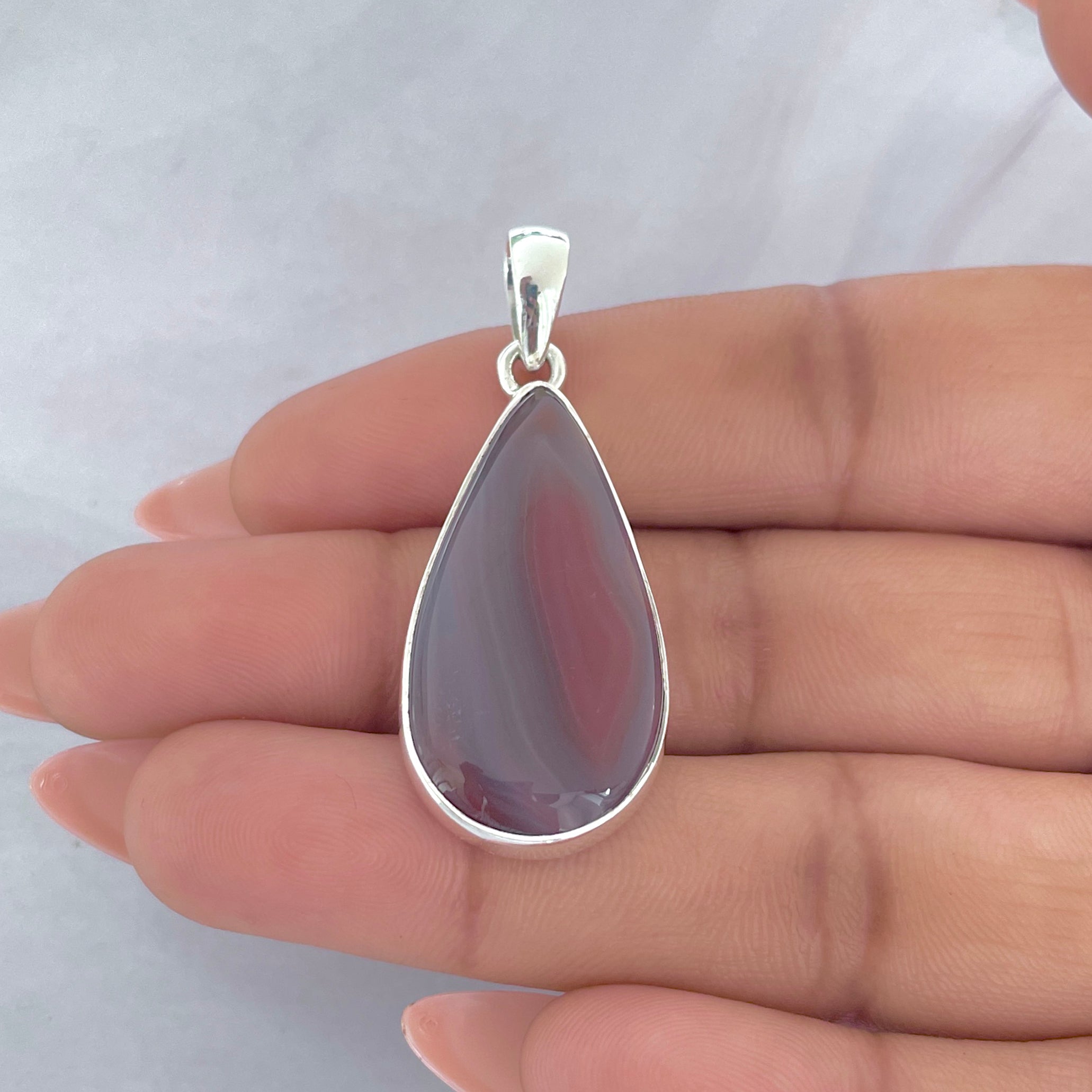 Botswana Agate Pendant-(BWA-P-4.)