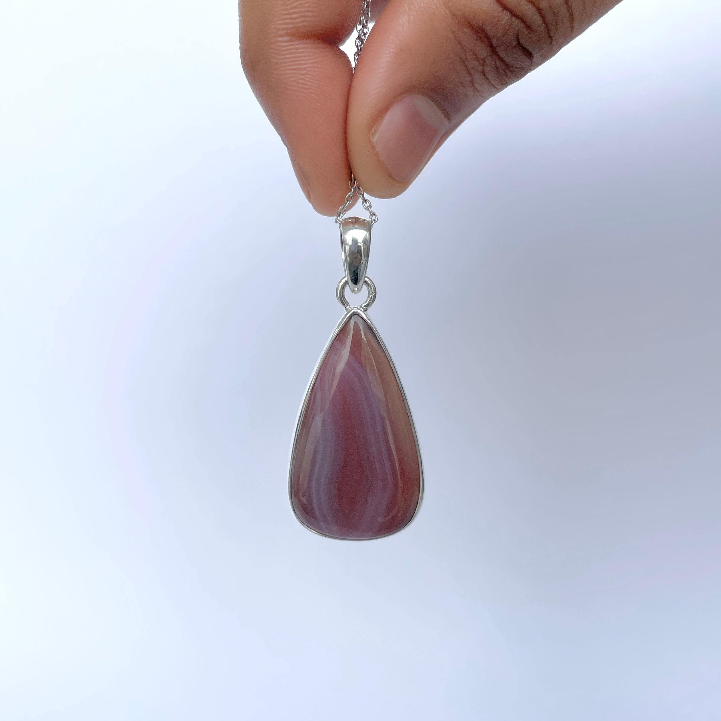 Botswana Agate Pendant-(BWA-P-5.)