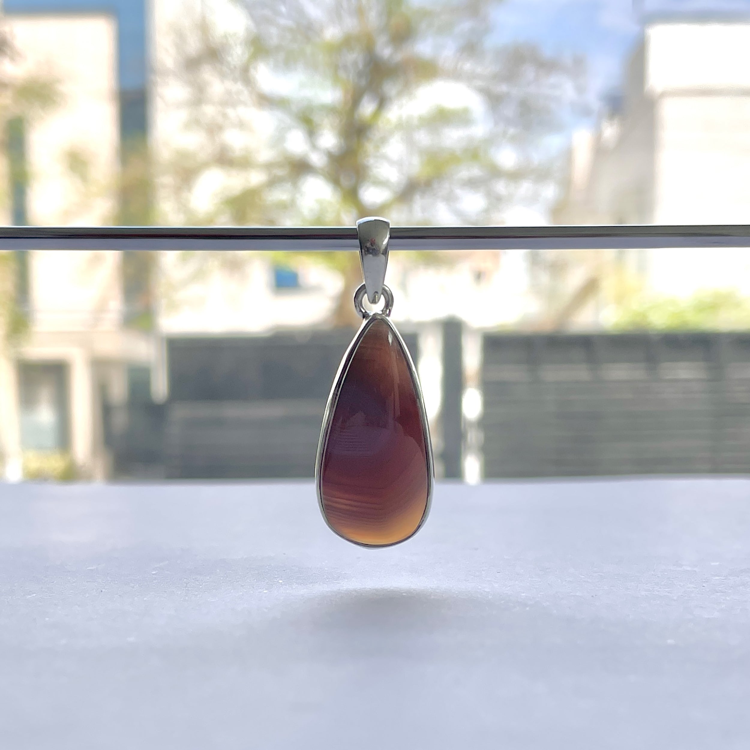 Botswana Agate Pendant-(BWA-P-8.)