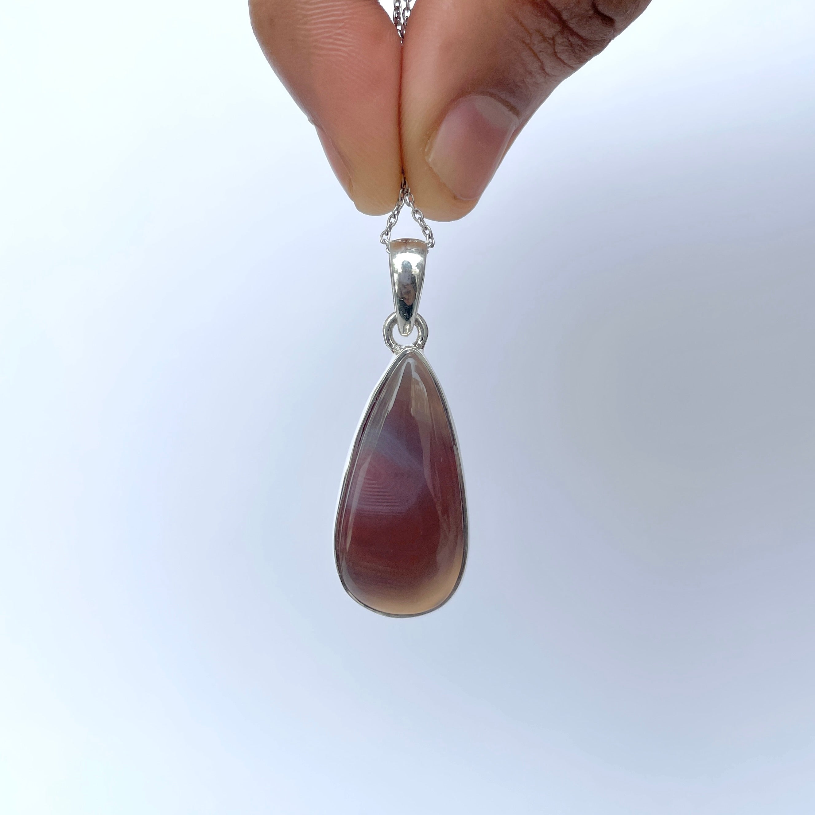 Botswana Agate Pendant-(BWA-P-8.)