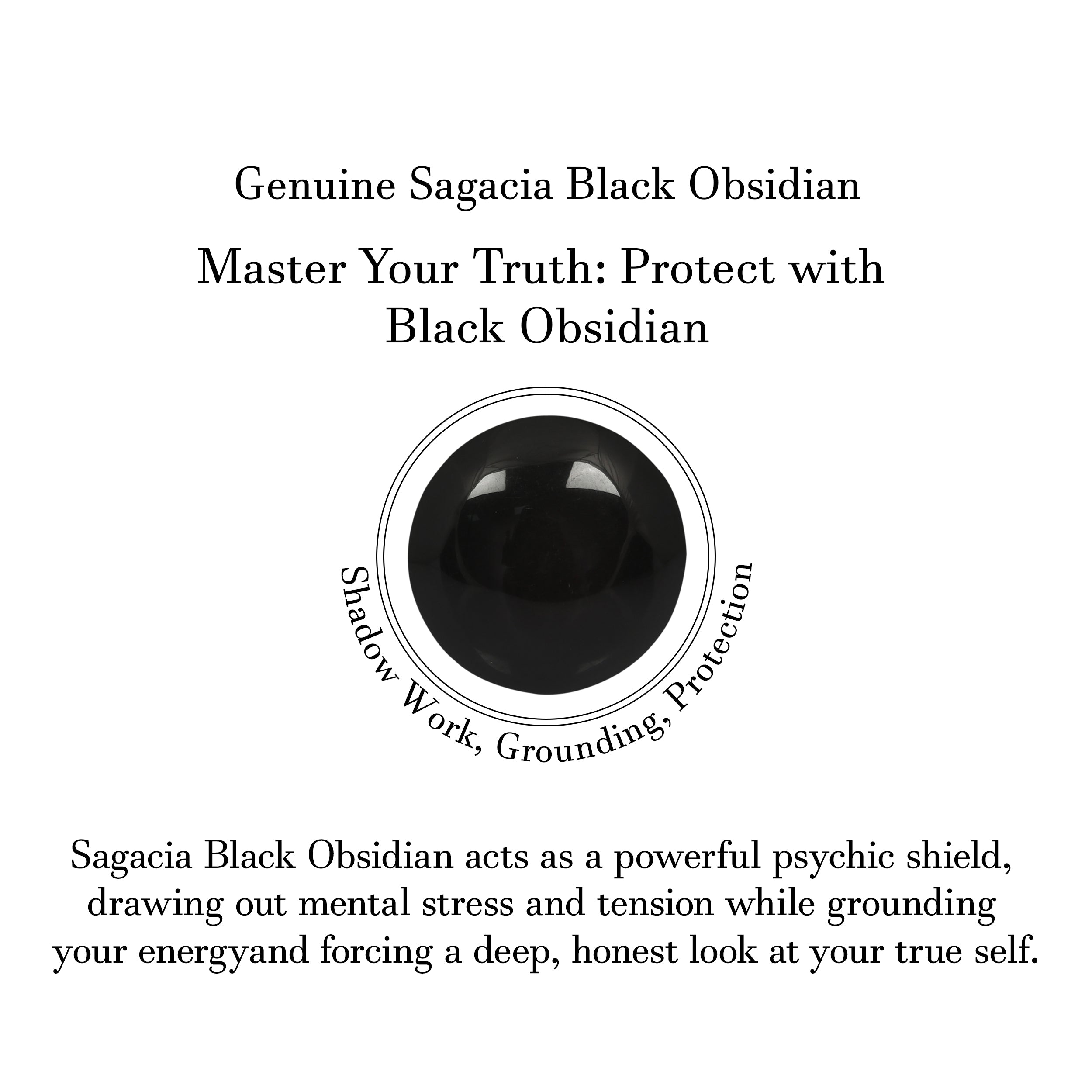 Black Obsidian Pendant-(BAO-P-25.)