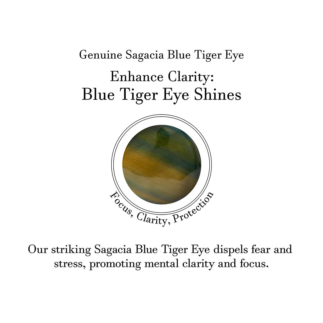 Blue Tiger Eye Adjustable Ring-(BTE-R-12.)