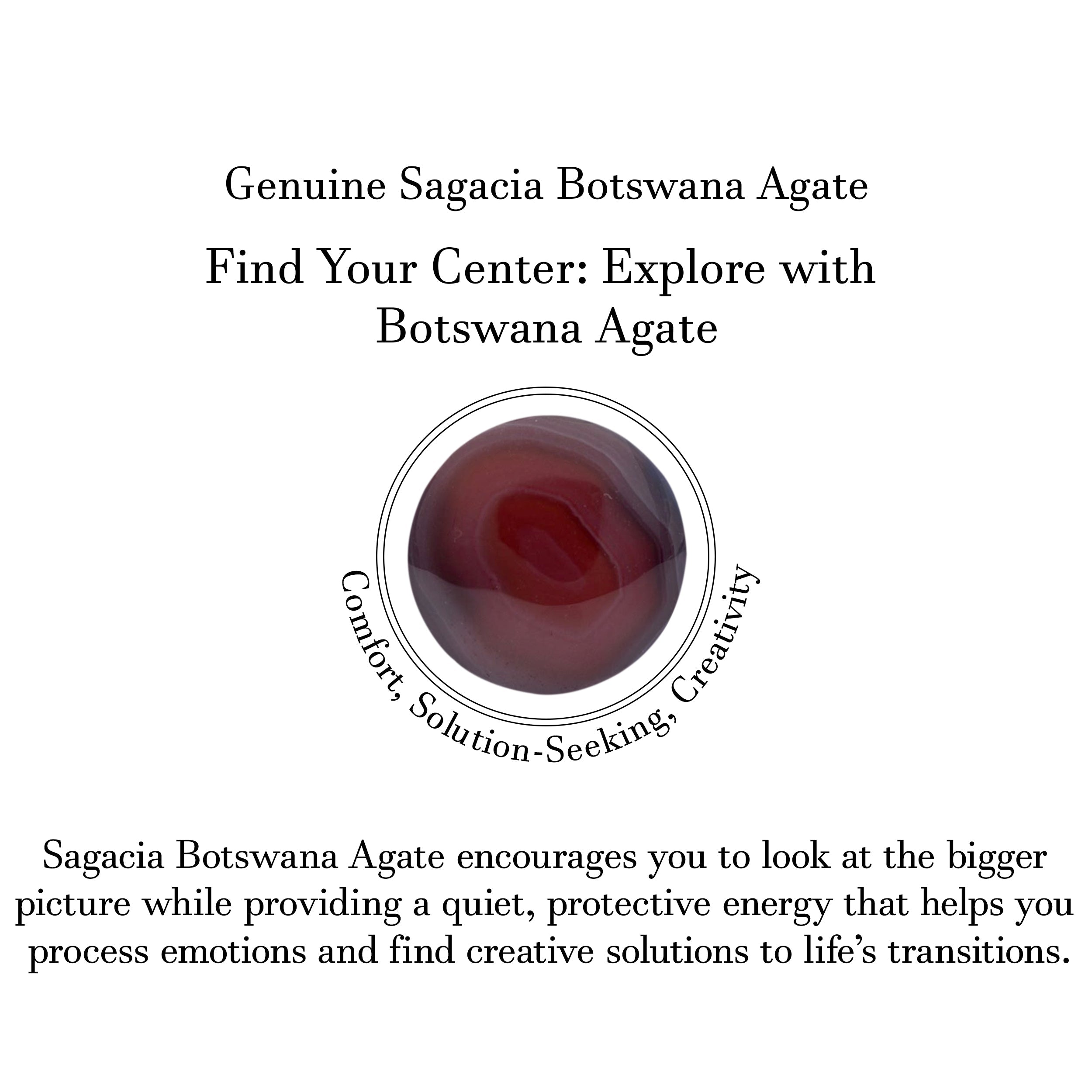Botswana Agate Pendant-(BWA-P-7.)