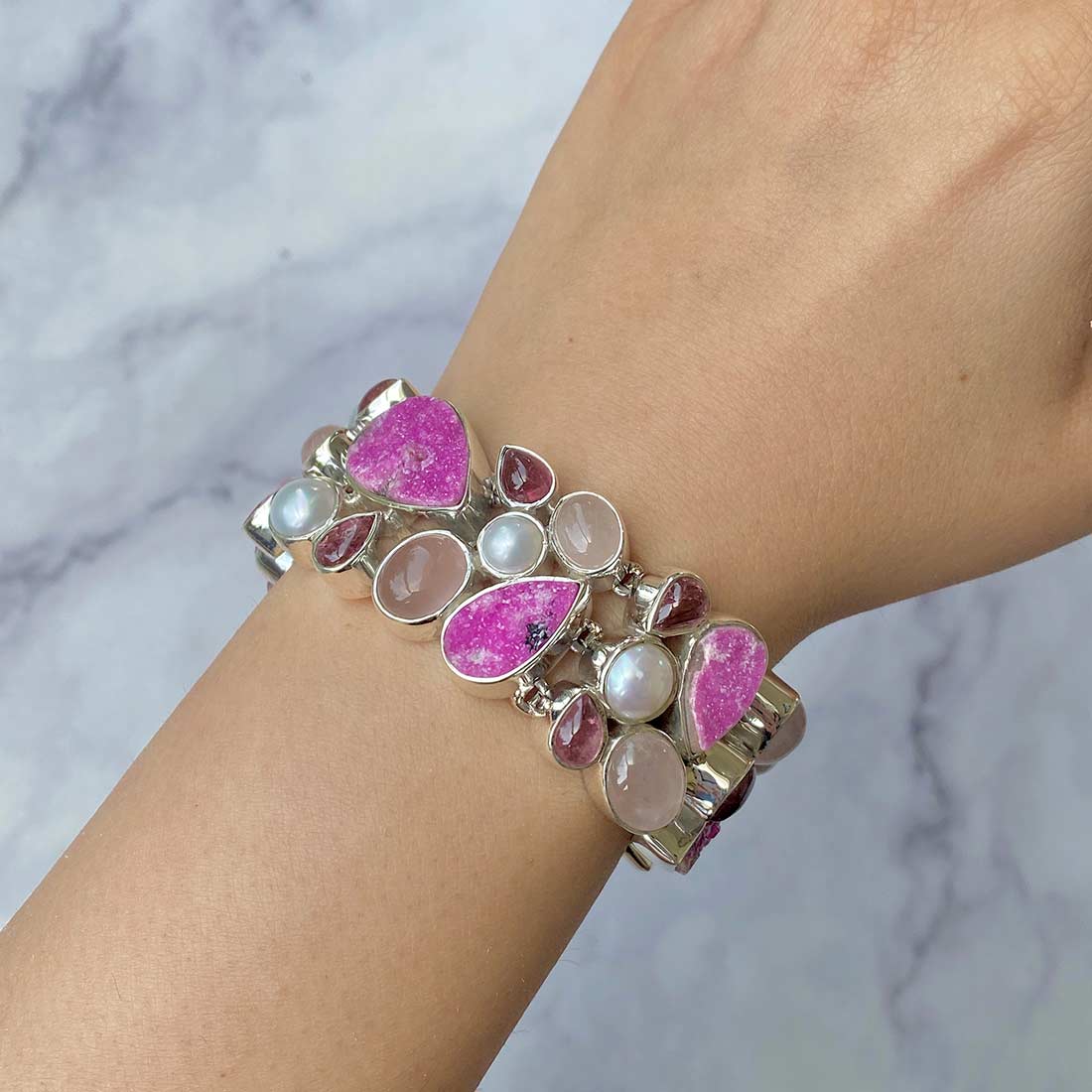 Cobalt Calcite Bracelet-(CBC-B-1)