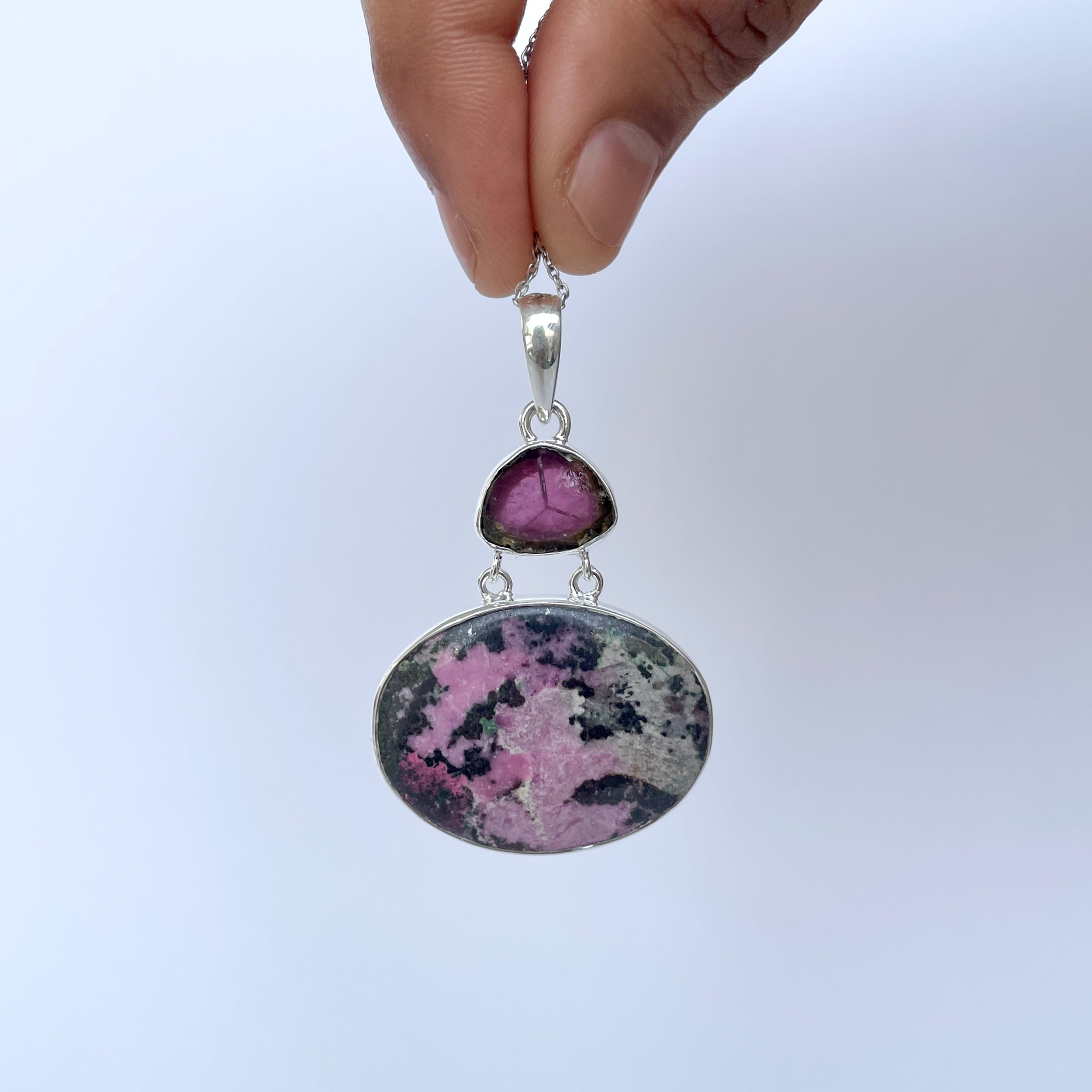 Cobalt Calcite Pendant-(CBC-P-102.)