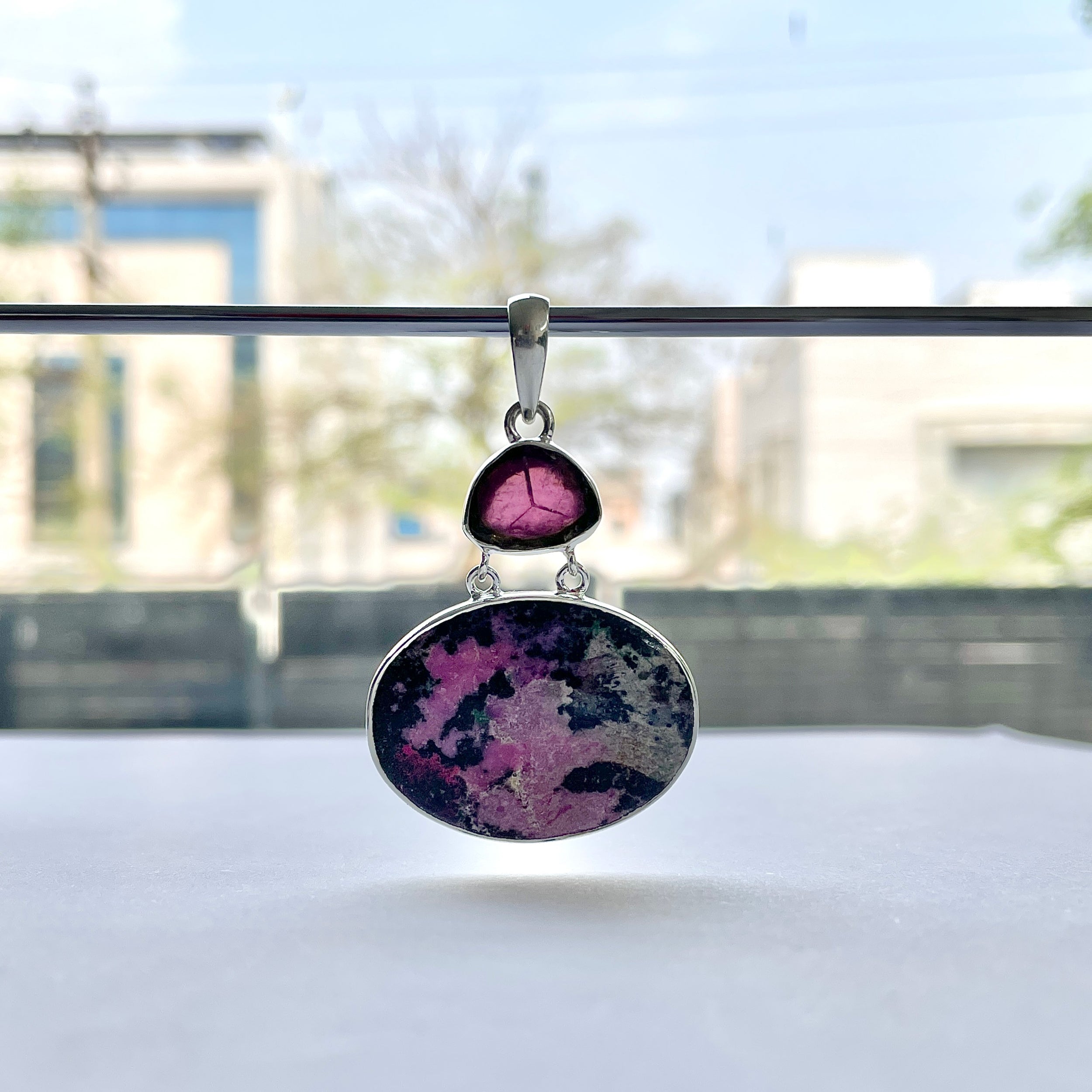 Cobalt Calcite Pendant-(CBC-P-102.)