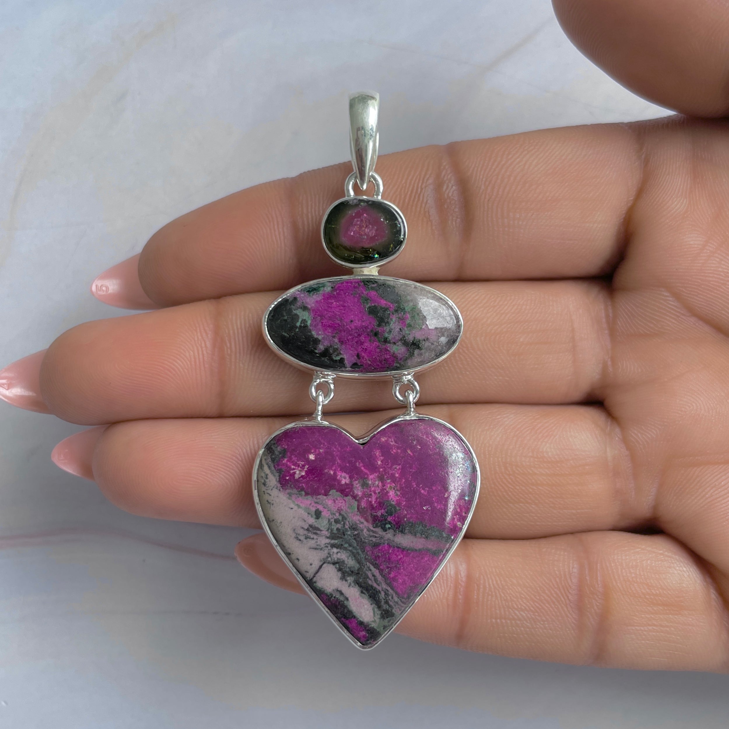 Cobalt Calcite Pendant-(CBC-P-103.)