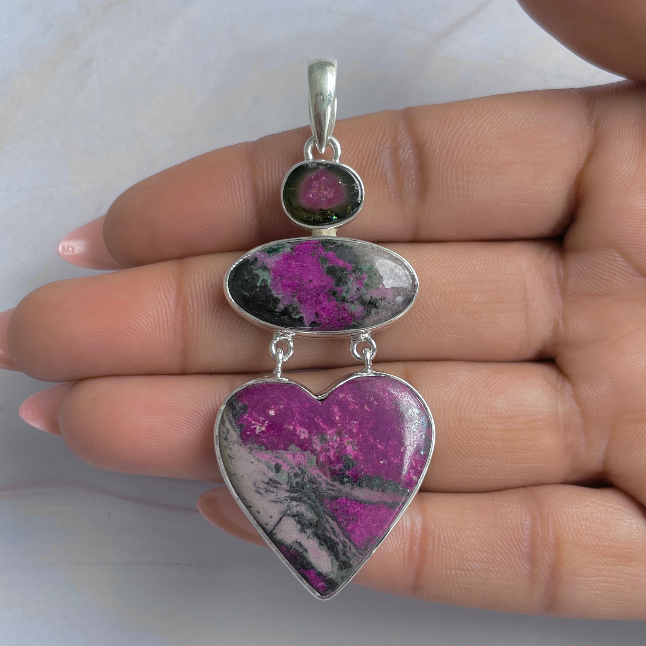 Cobalt Calcite Pendant-(CBC-P-103.)