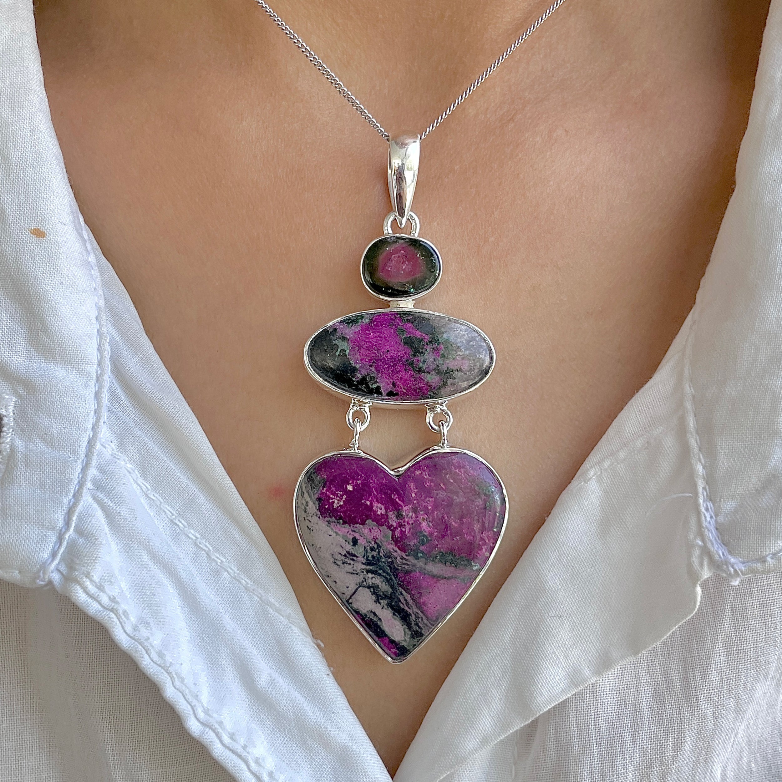 Cobalt Calcite Pendant-(CBC-P-103.)