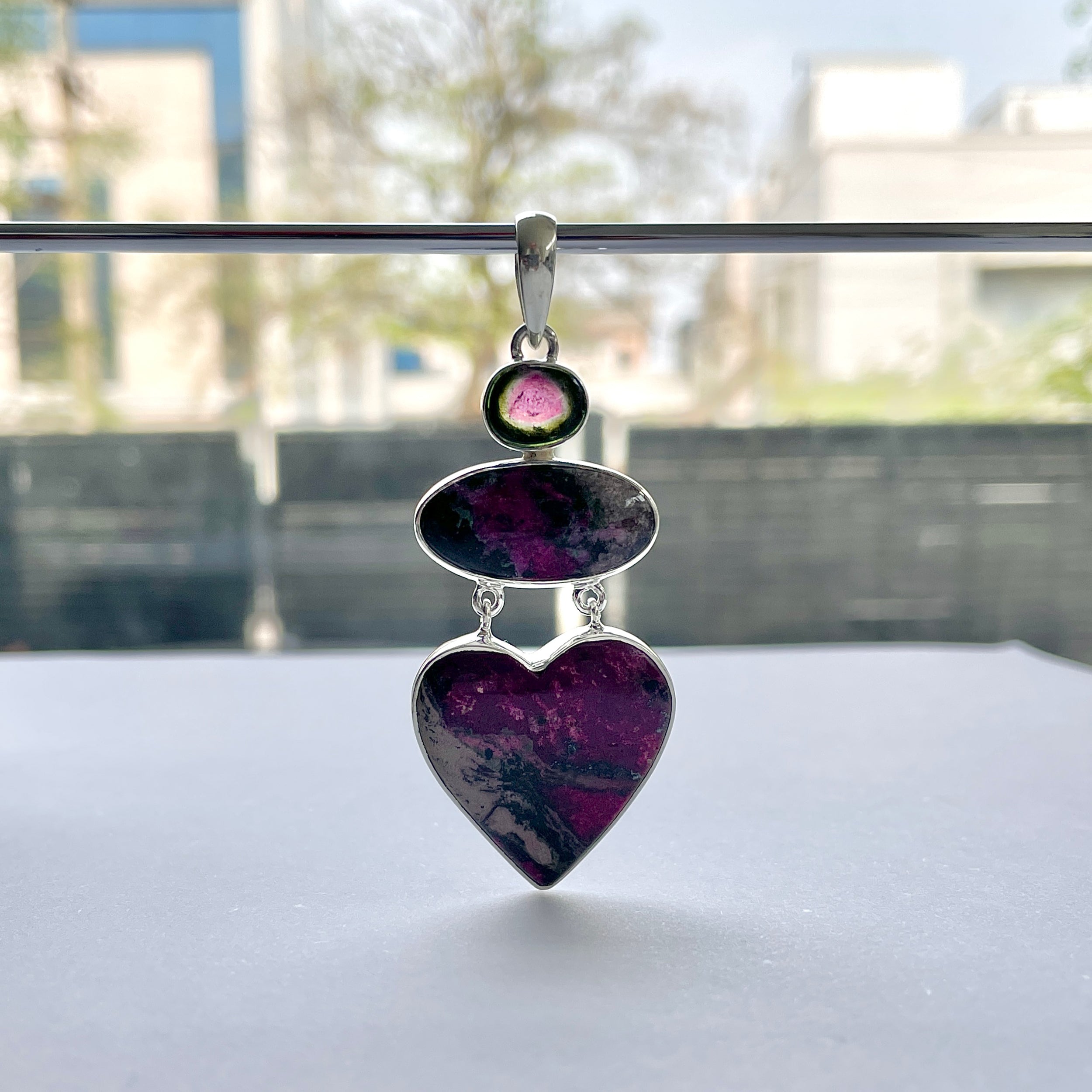 Cobalt Calcite Pendant-(CBC-P-103.)