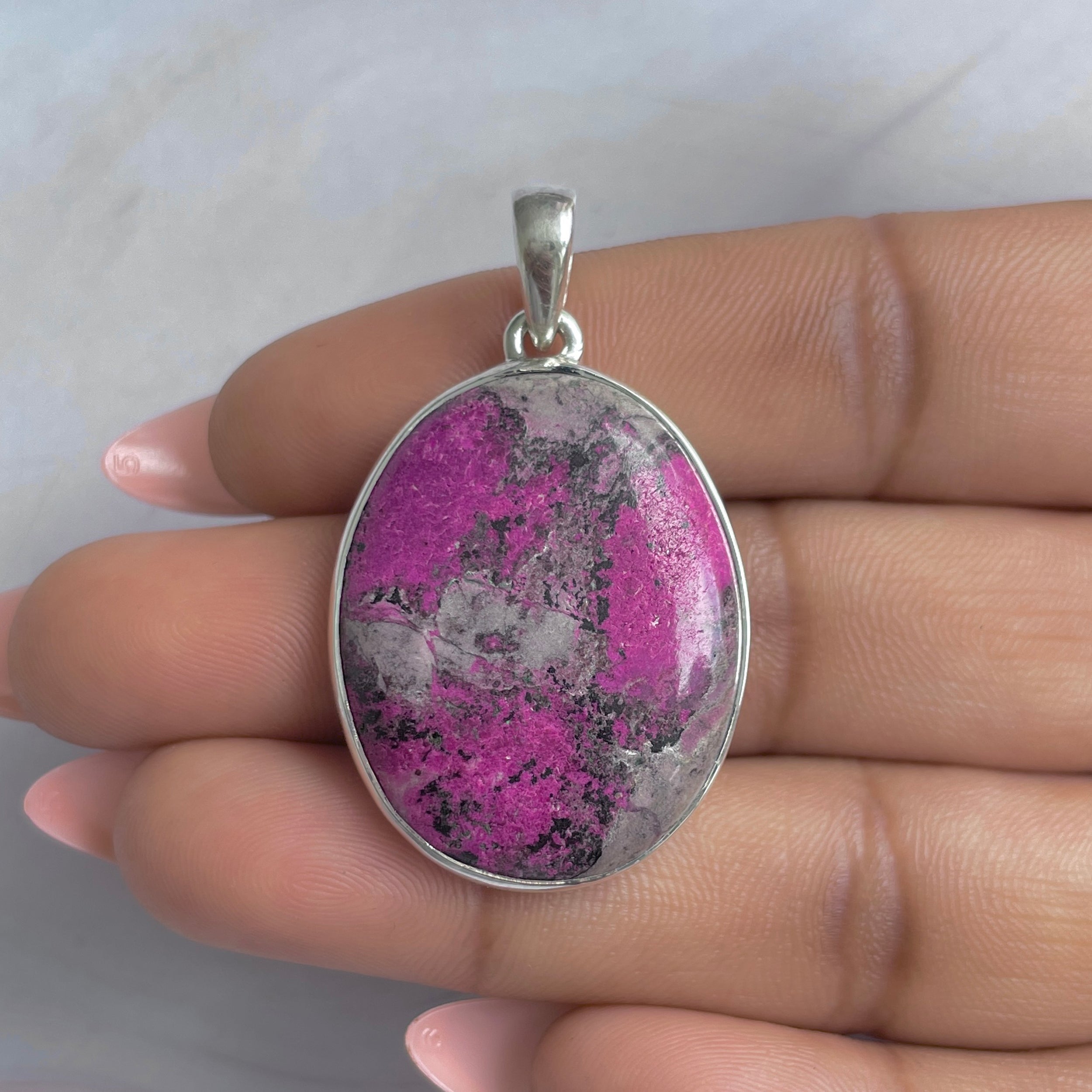 Cobalt Calcite Pendant-(CBC-P-104.)