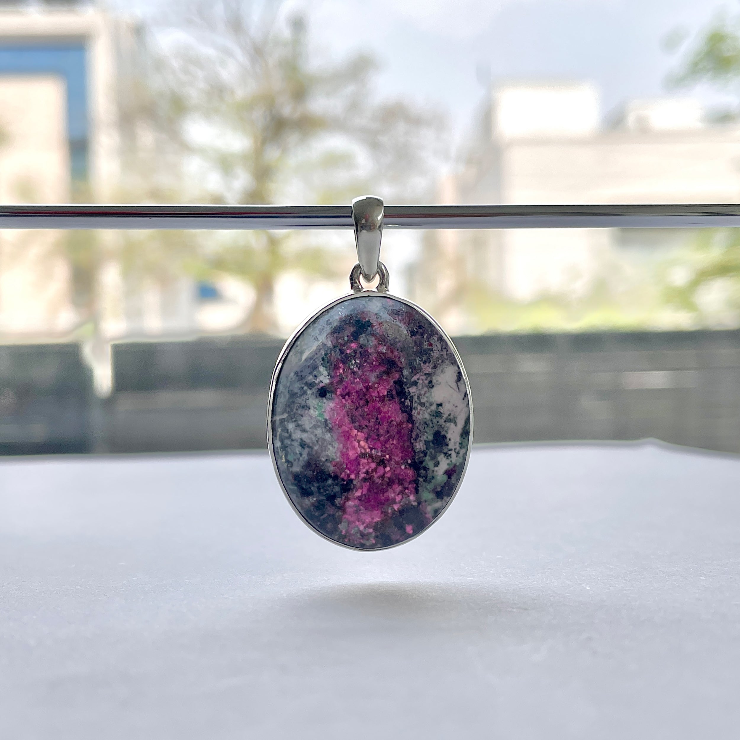 Cobalt Calcite Pendant-(CBC-P-106.)