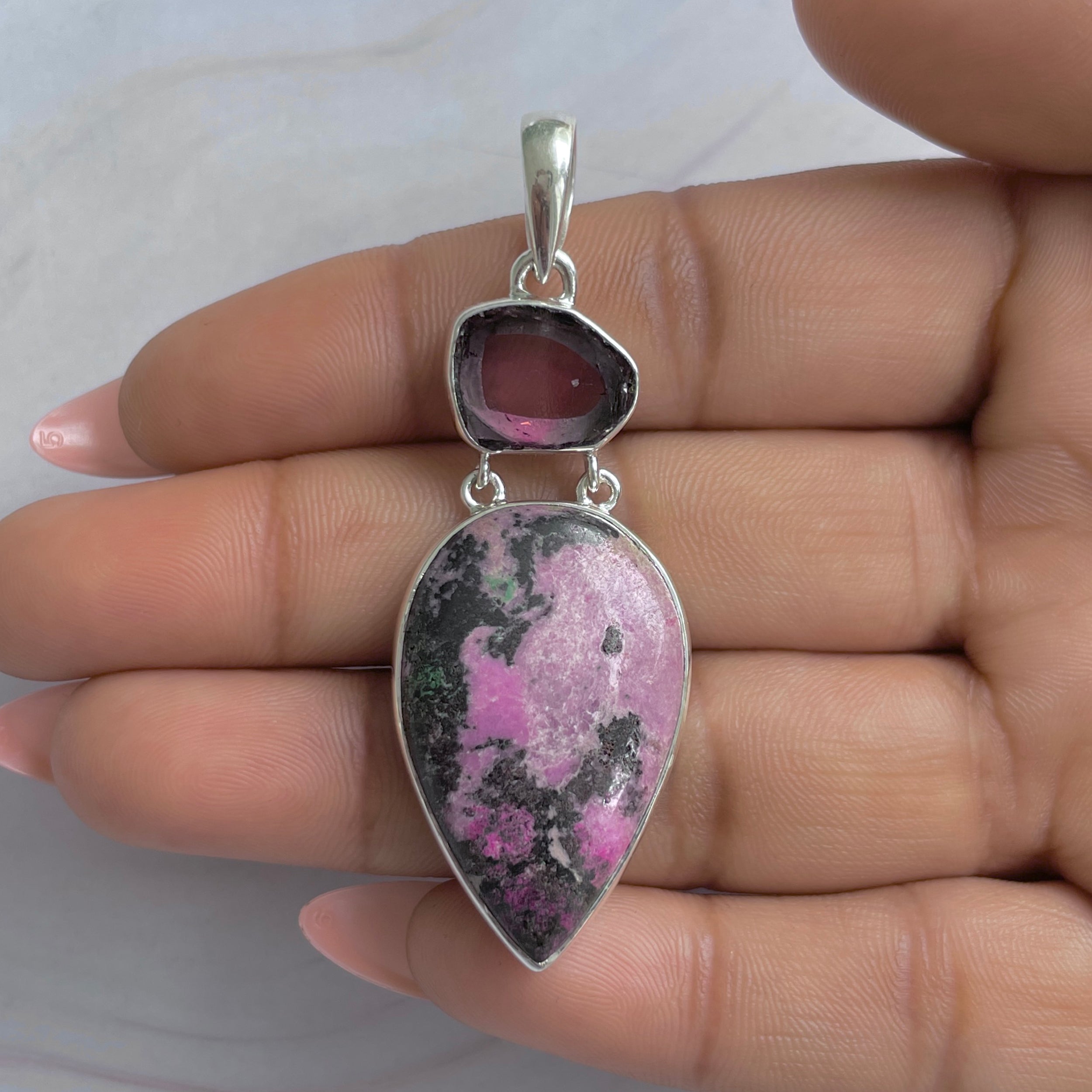 Cobalt Calcite Pendant-(CBC-P-107.)